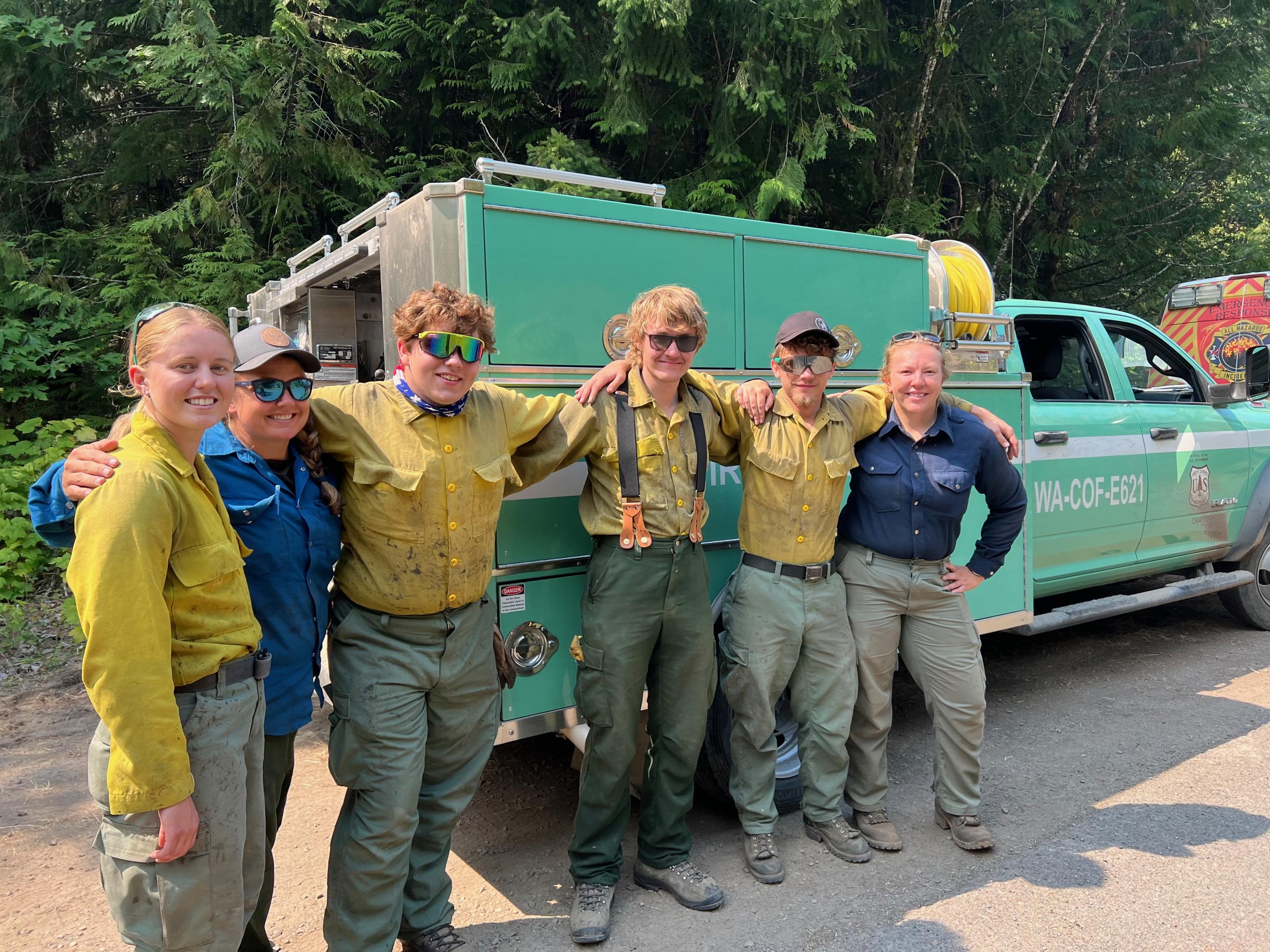 Faces from Camp & Field // Willamette South Complex & Red Fire // Andy Lyon