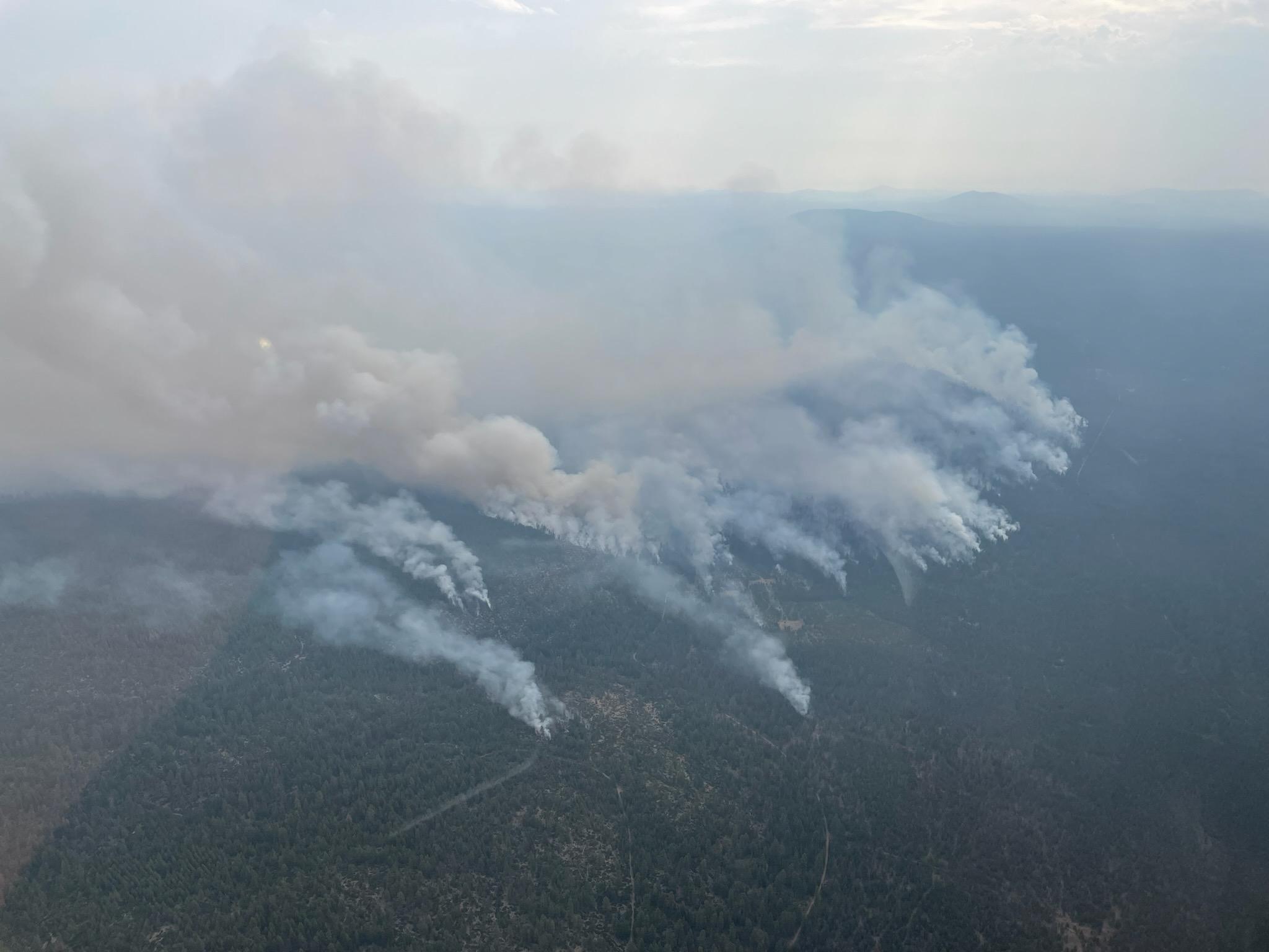 Aerial view of Firestone Fire, September 7