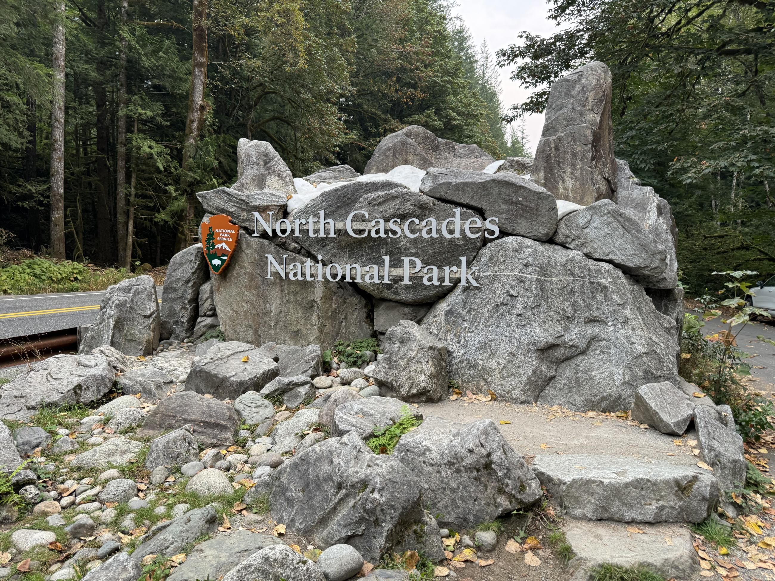 North Cascades National Park Sign