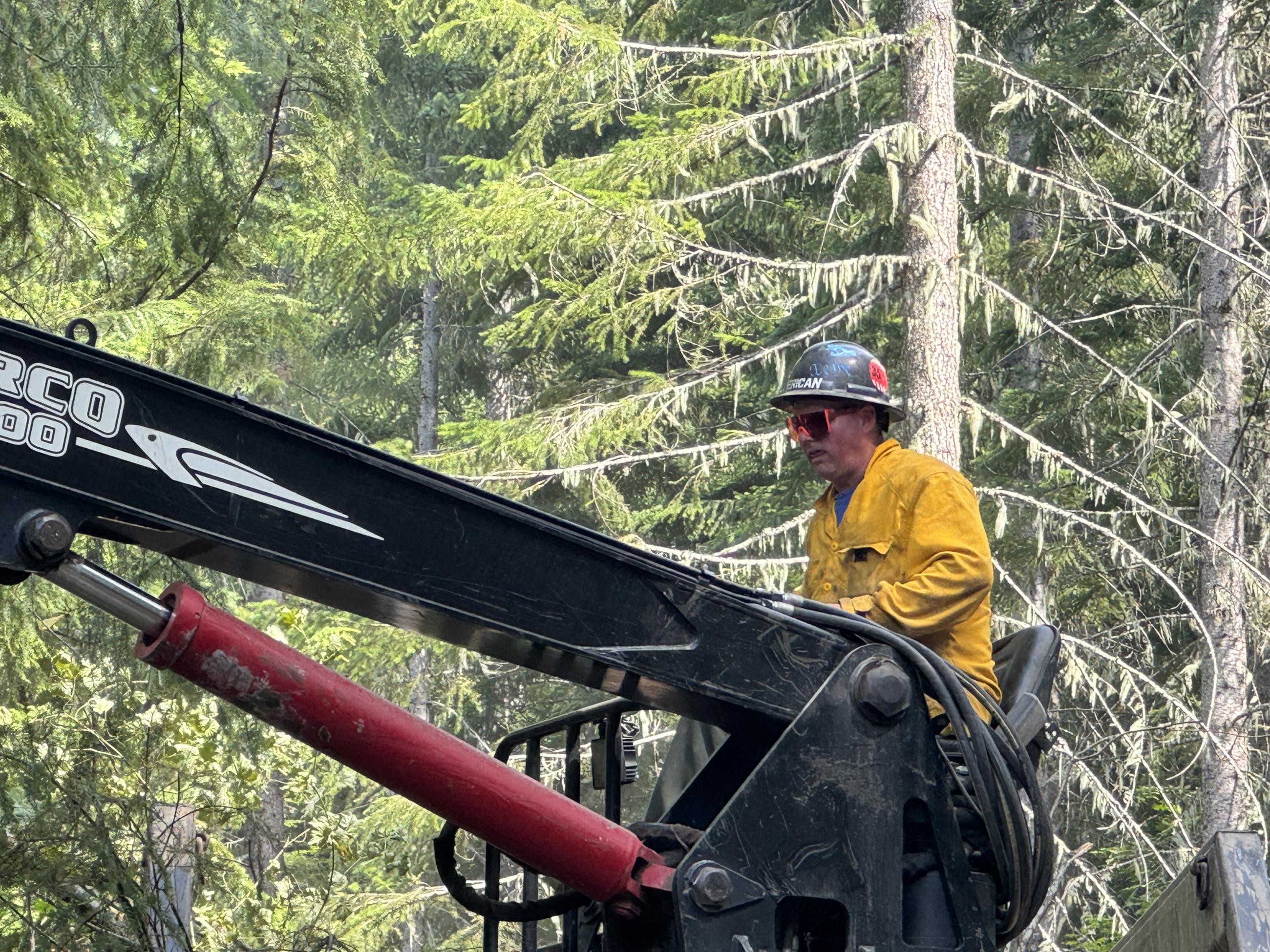 Equipment Operator // Chalk Fire September 4th Fireline by Jacob Welsh