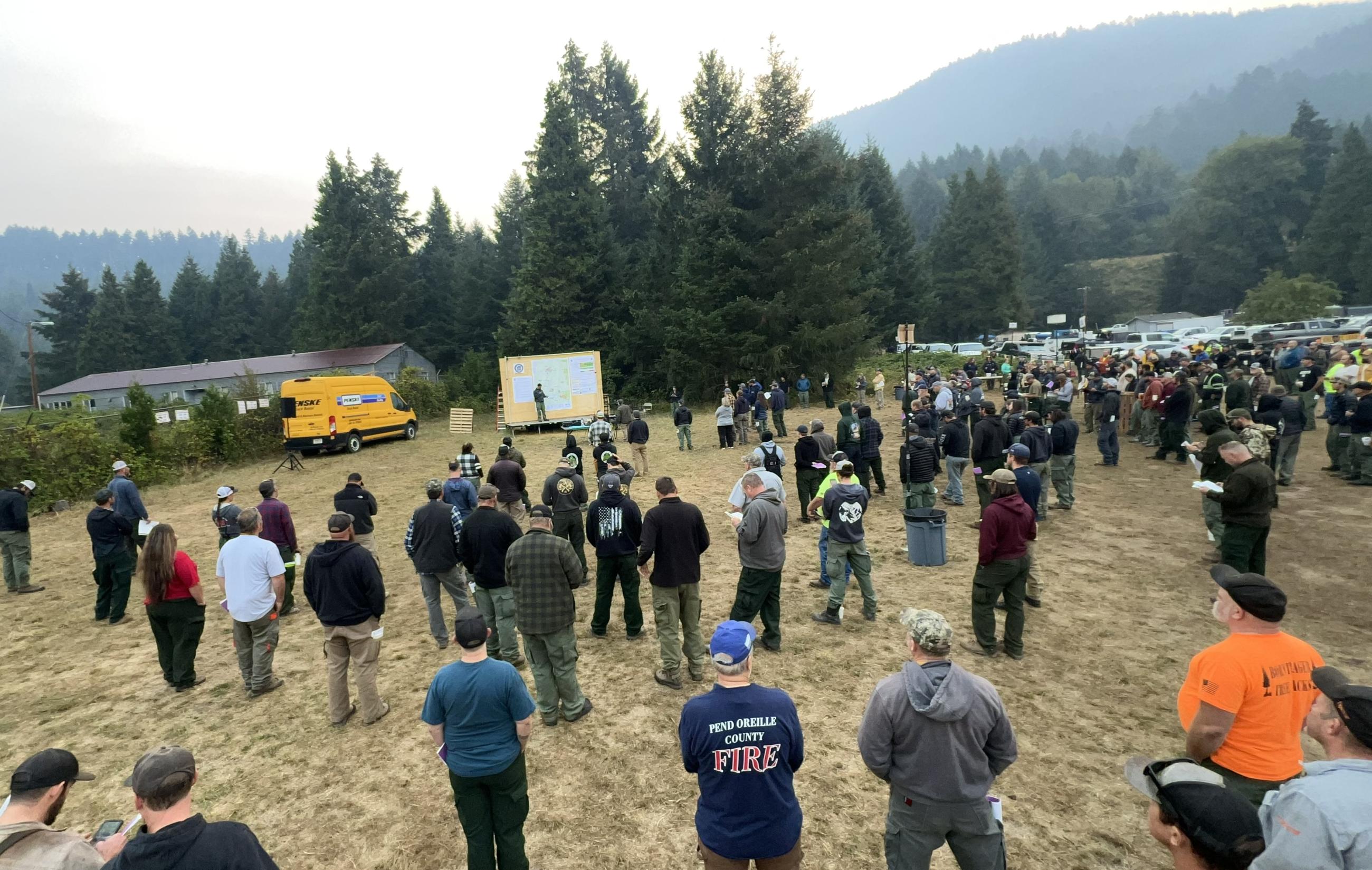 Willamette South Complex Fire Camp