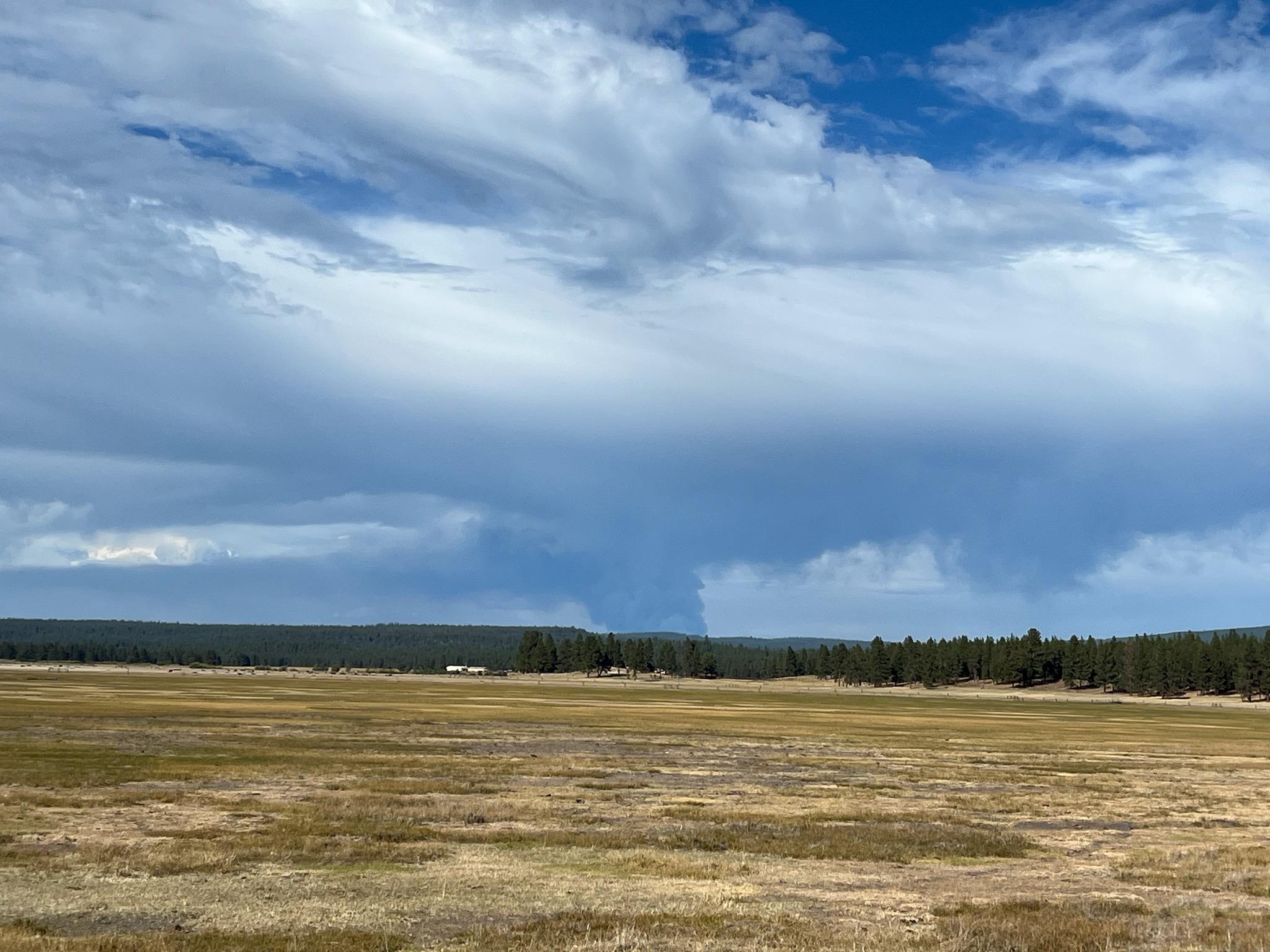 New lightning fire start north of Copperfield Fire