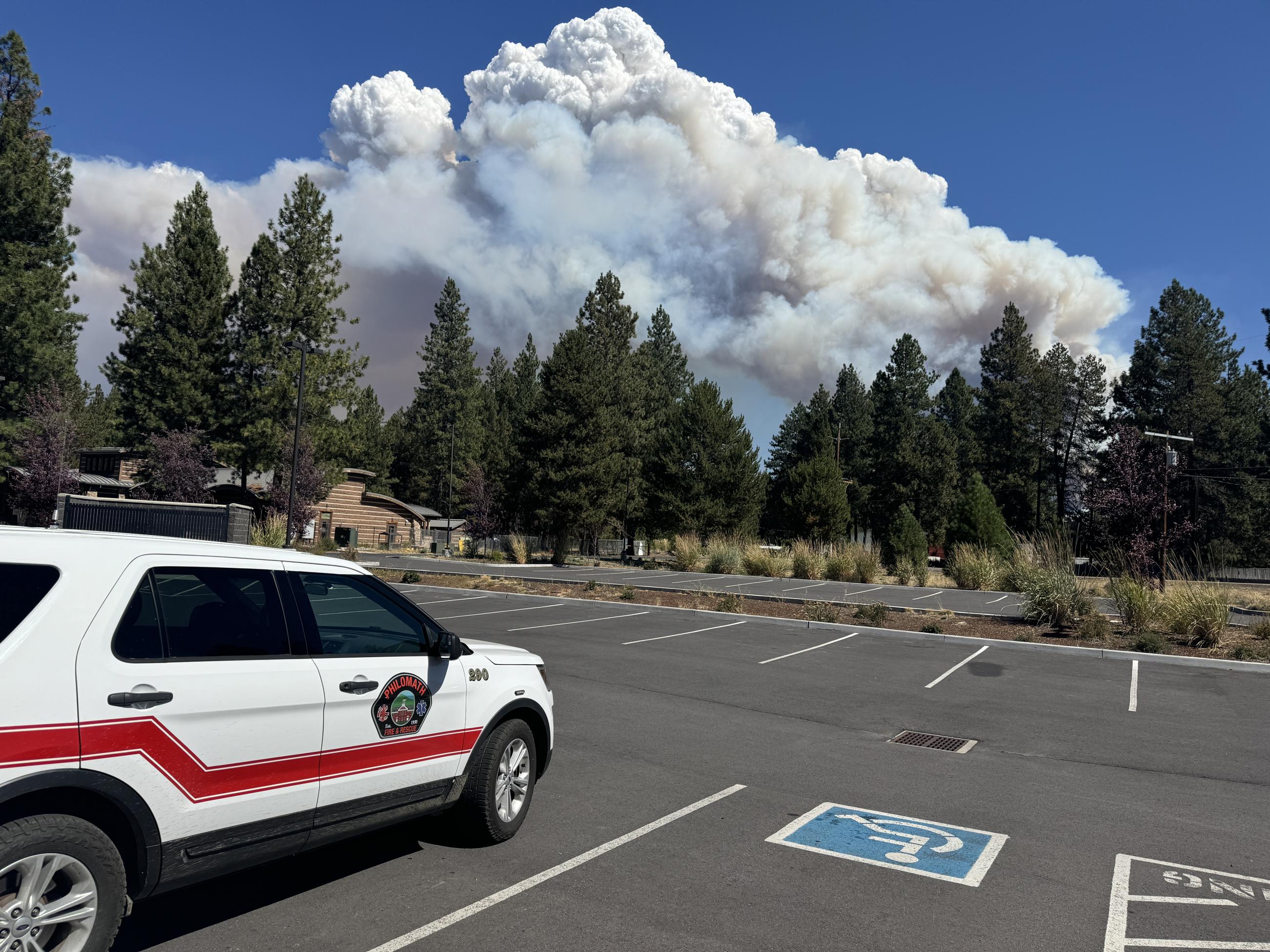 Copperfield Fire from Chiloquin with OSFM vehicle