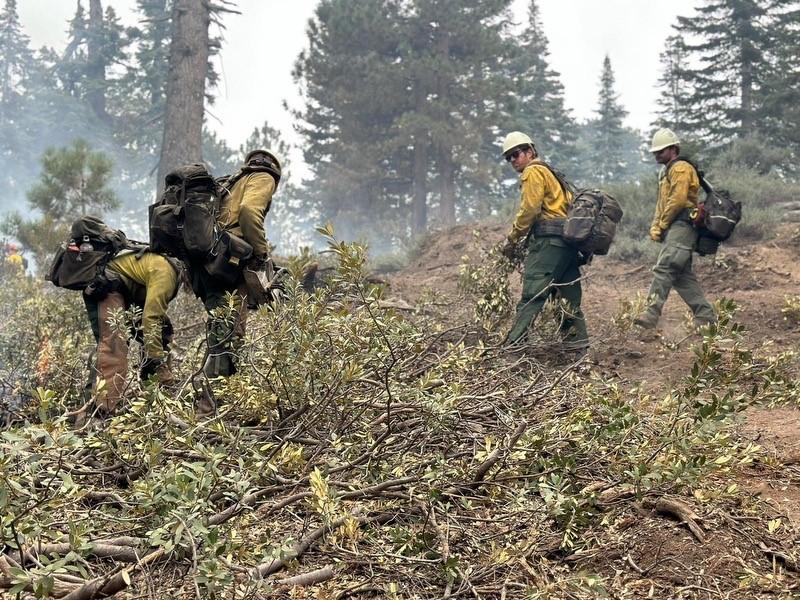 Firefighters working on fuel removal September 17, 2024