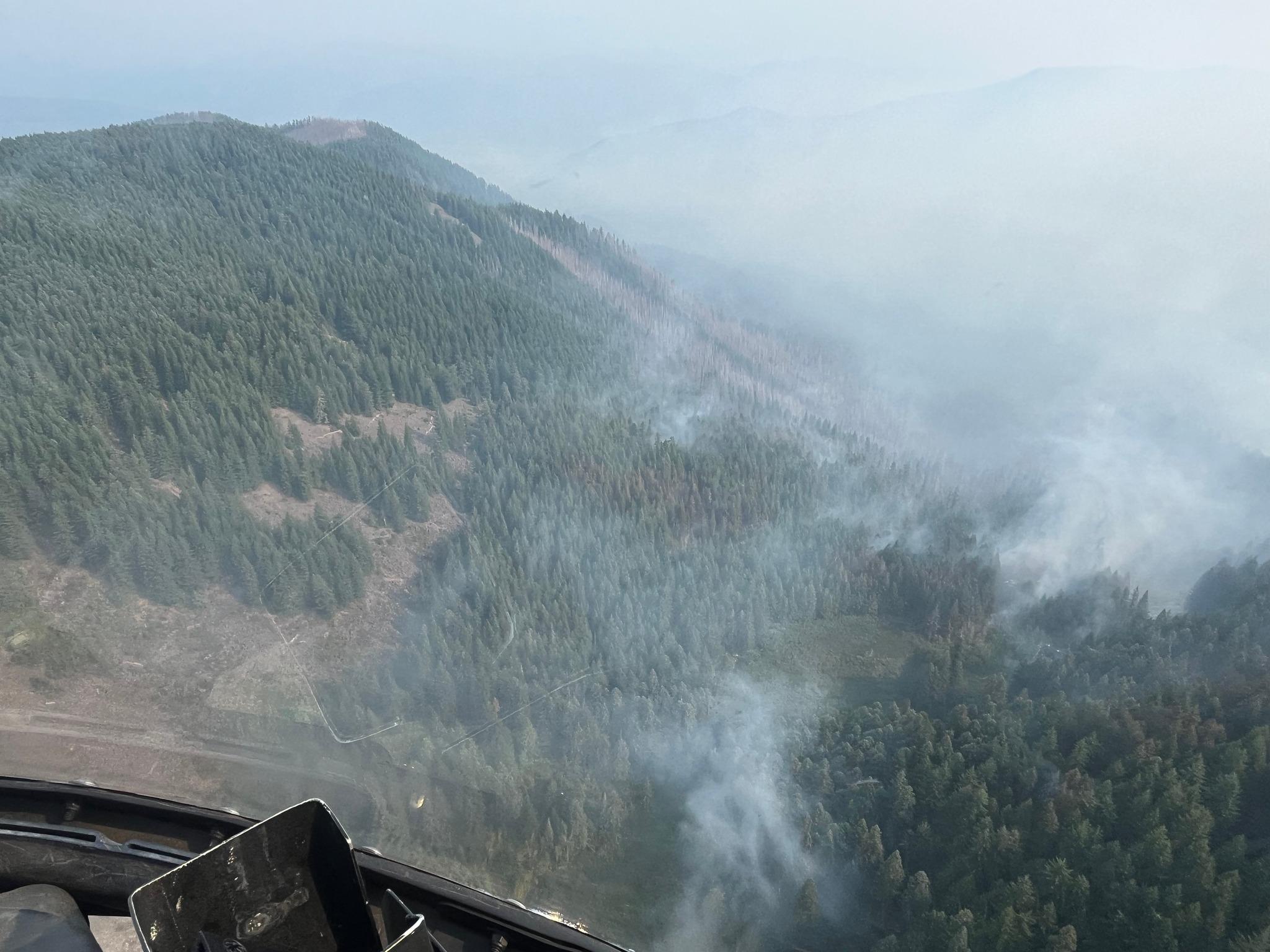 North Flank facing the Eagle Creek Fire Scar