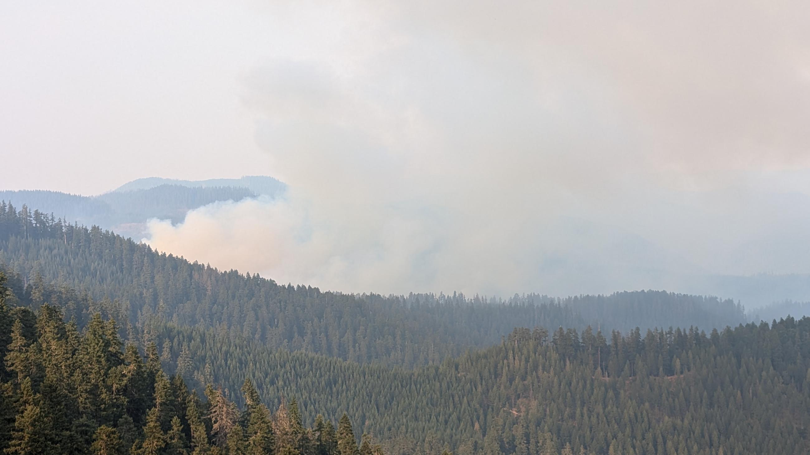 View of the Chalk Fire Sept 5 2024