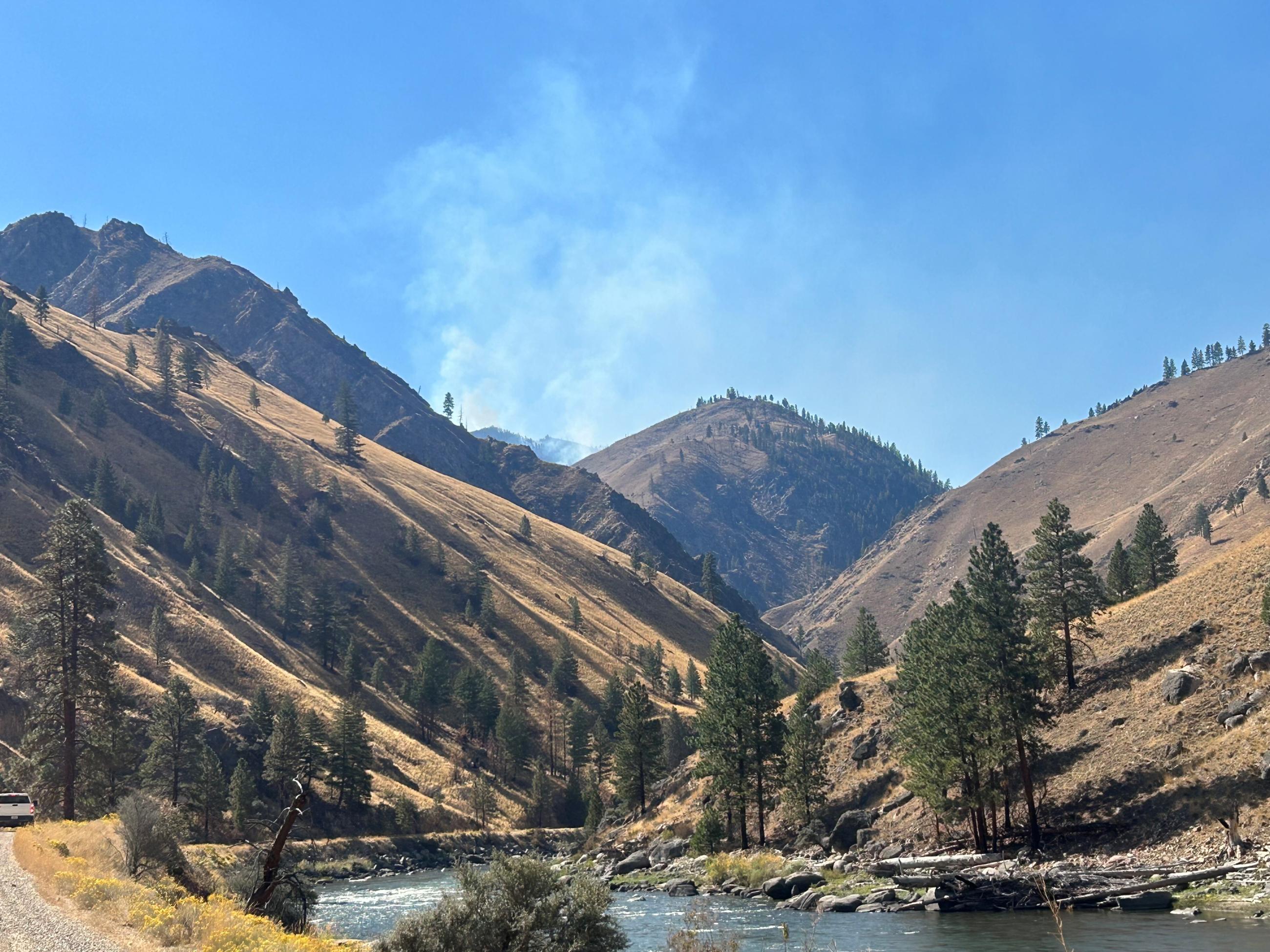 Garden Fire From Salmon River Road September 26