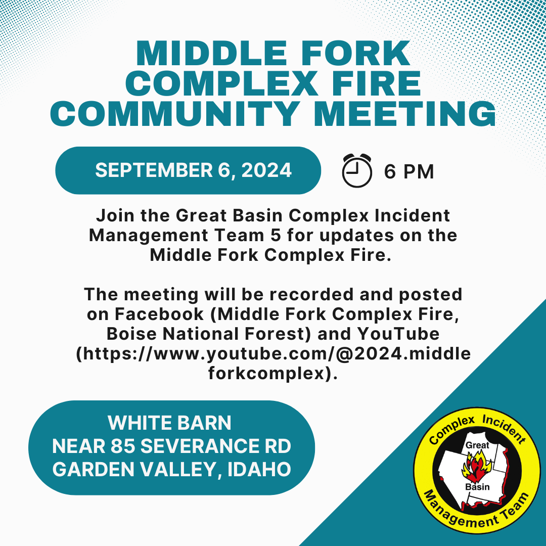 September 6th Community Meeting Flyer