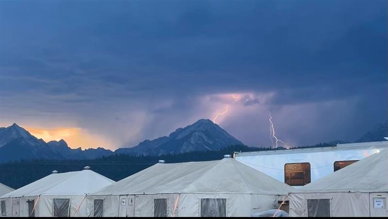 Severe thunderstorm with lightning sept 2