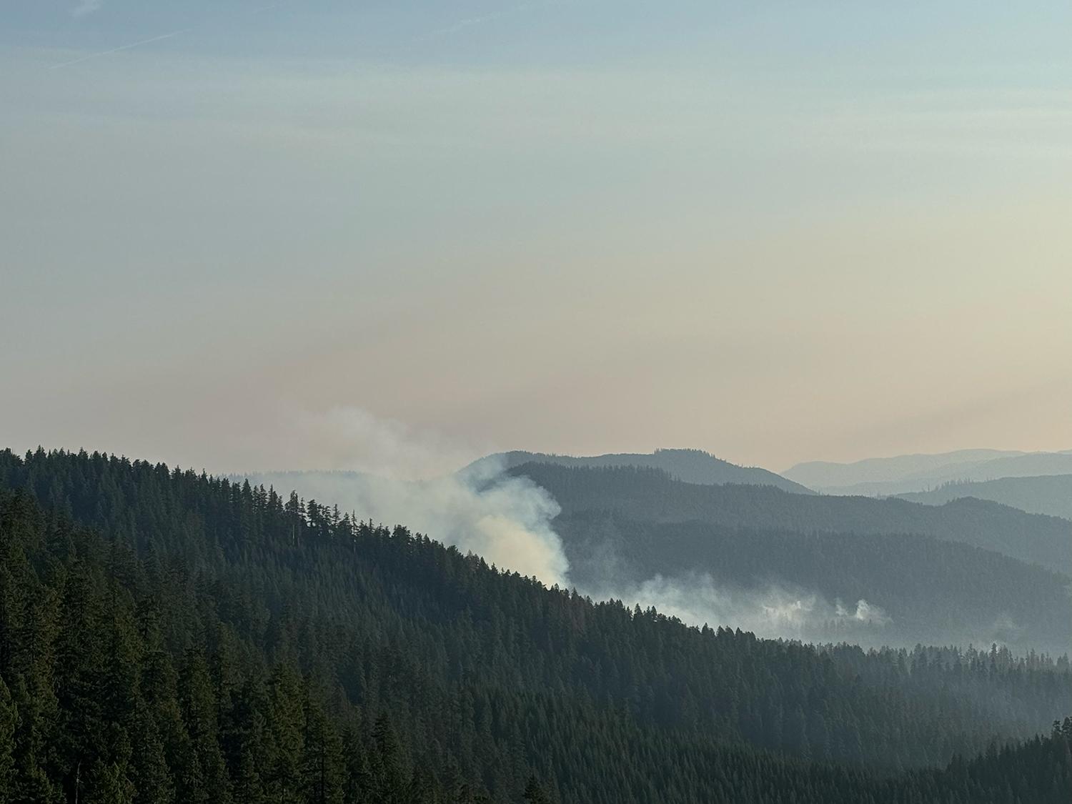 Chalk Fire View at 8am Thursday Sept 5th 2024