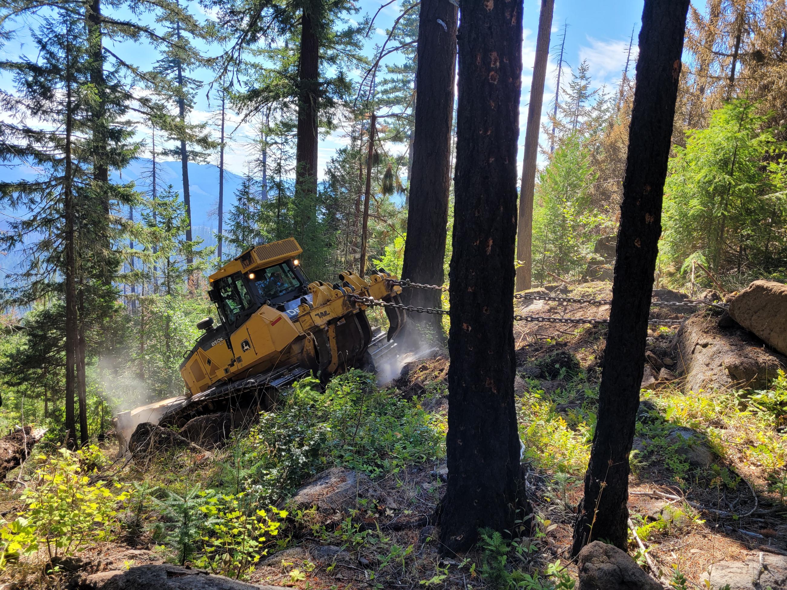 Tethering Operations Devil's Knob Fire