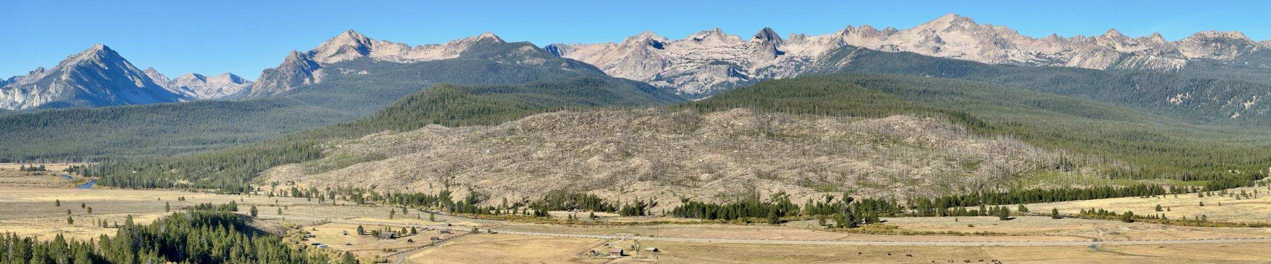 Panorama of the Sawtooths, 9/24/24