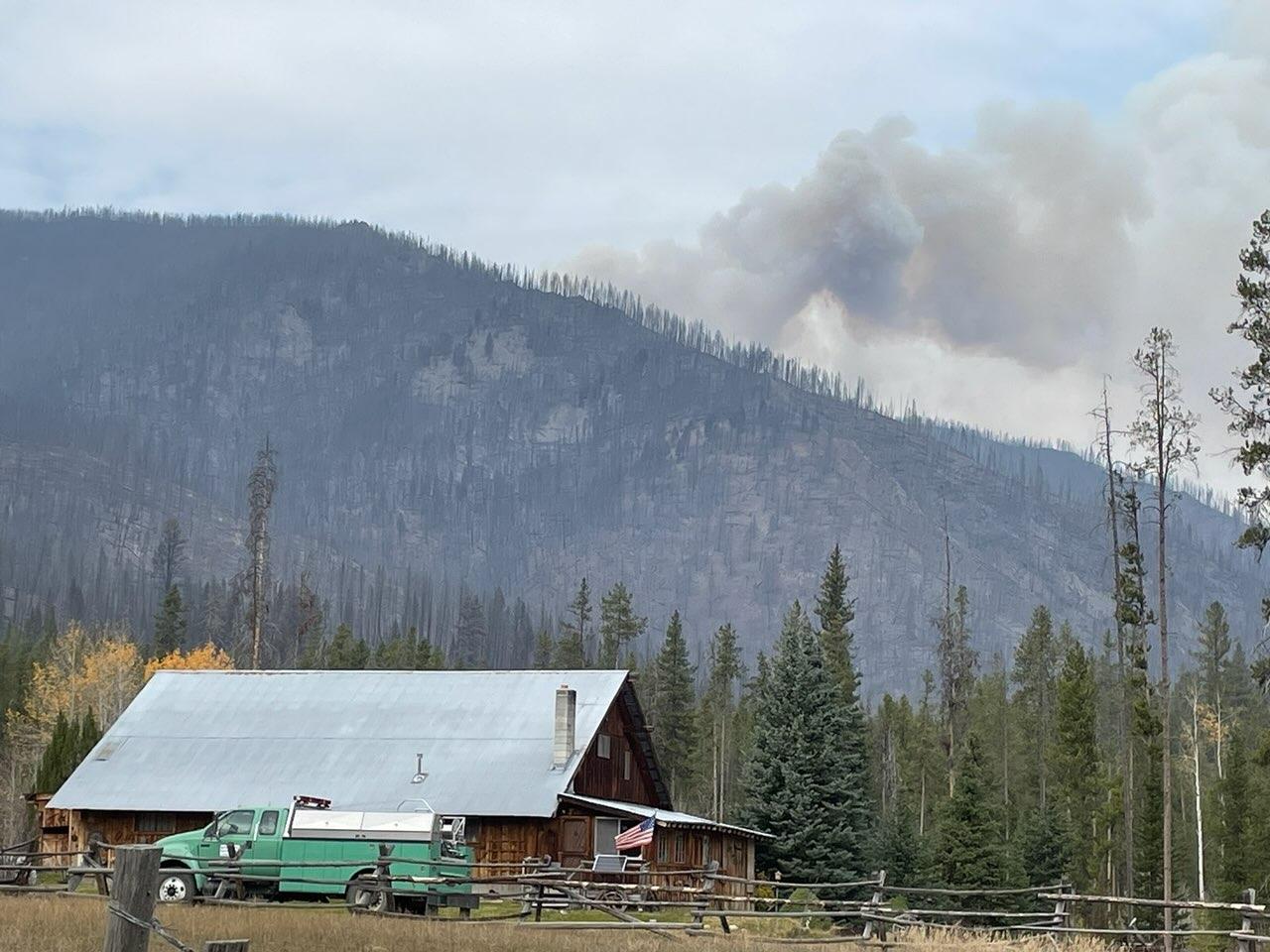 Structure protection on the Logan Fire