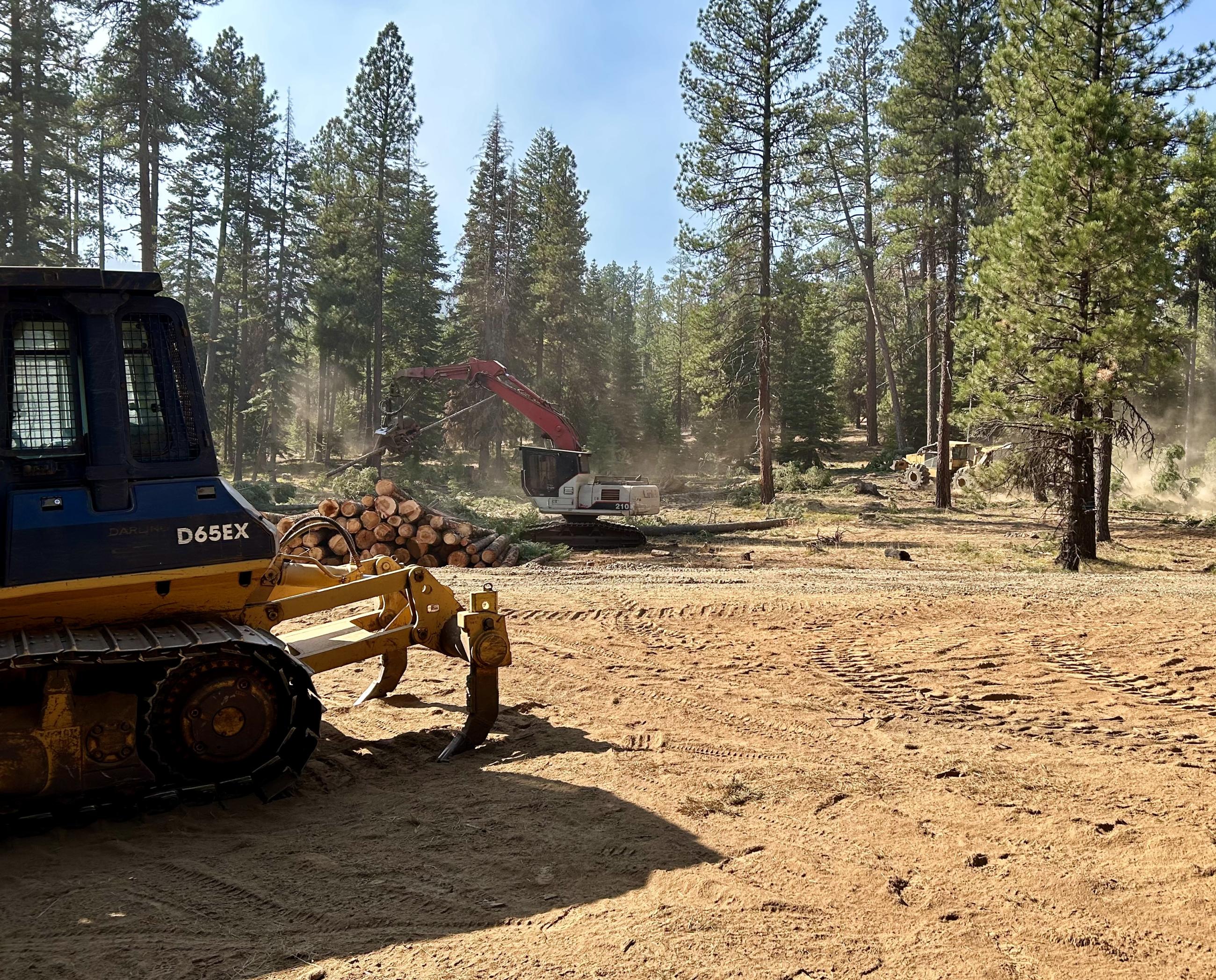 Heavy Equipment Working Suppression Repair // Rail Ridge Fire