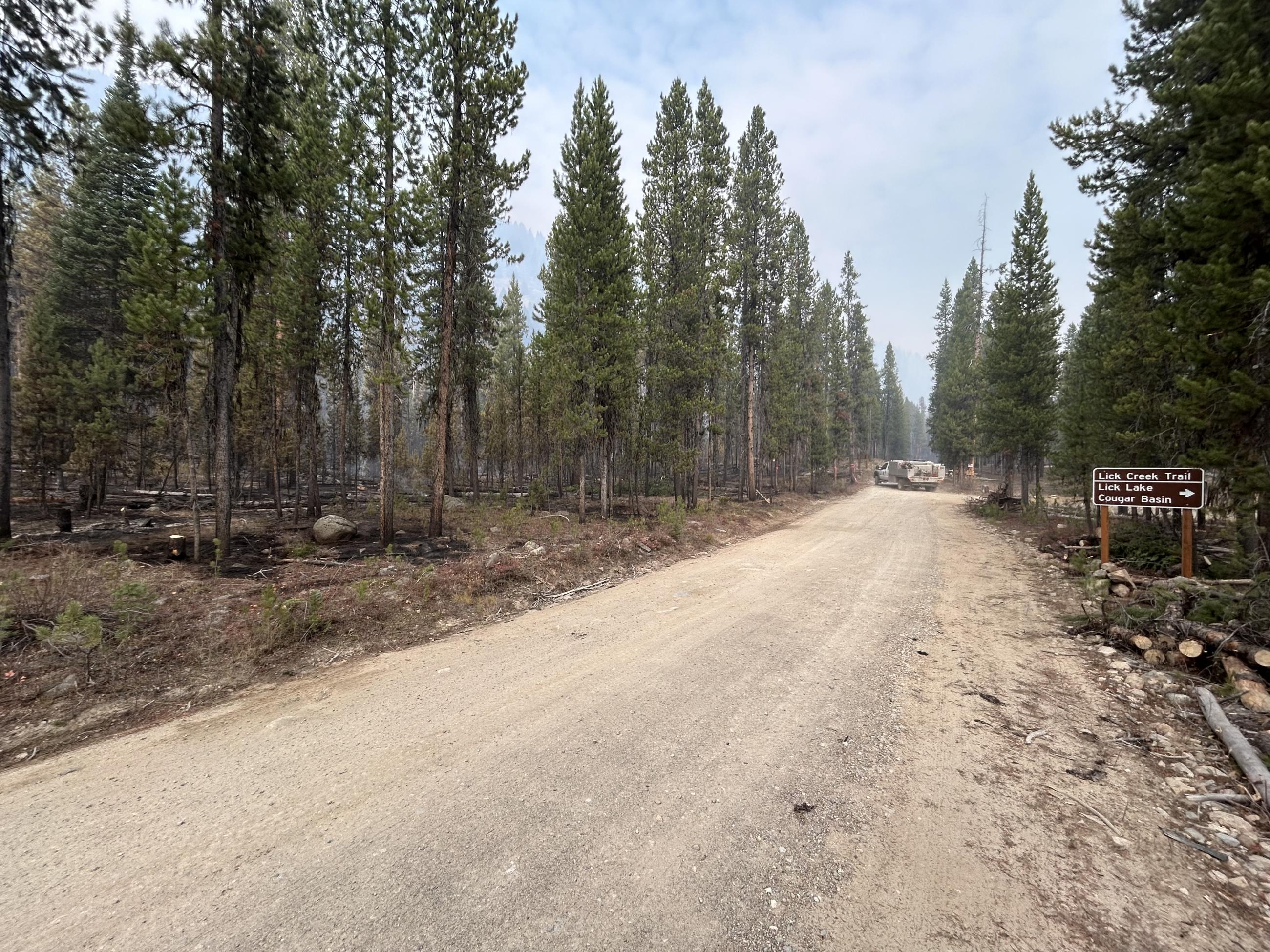 Big Creek Road at the Lick Creek intersection south of Edwardsburg, October 11, 2024