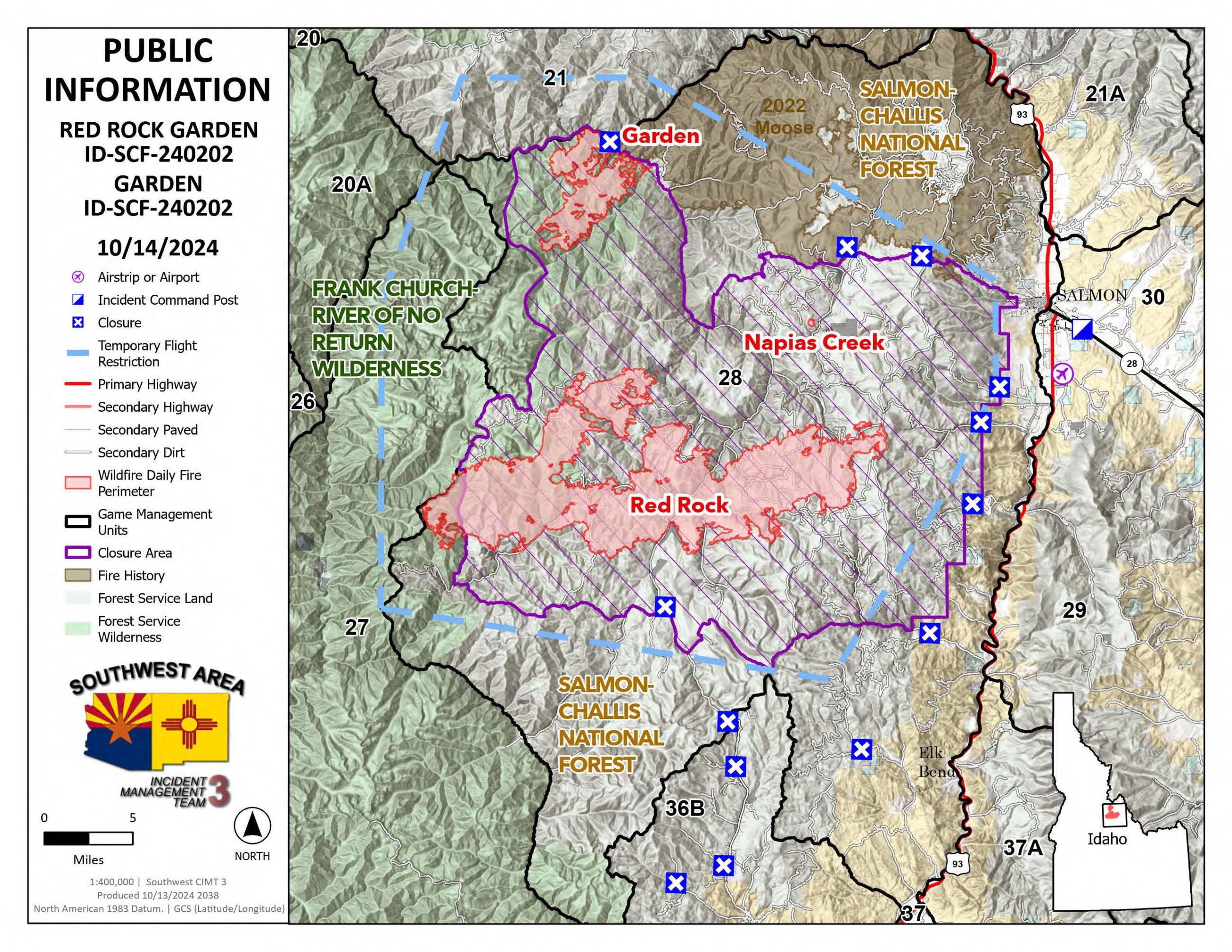 Rose Fire Map Fire Updates 2024 | The Yellow Pine Times