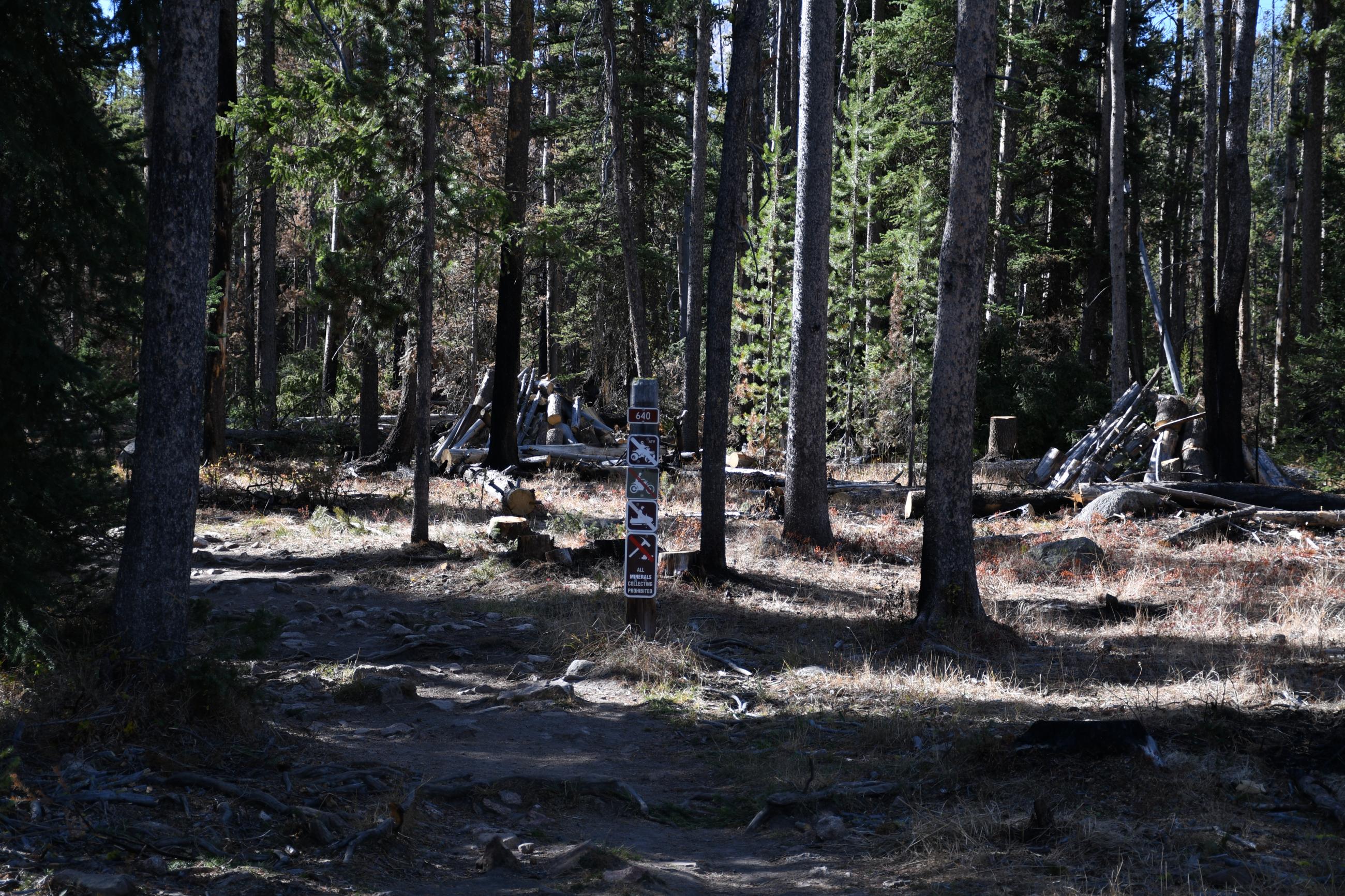 Iron Creek trailhead, 10/2/24