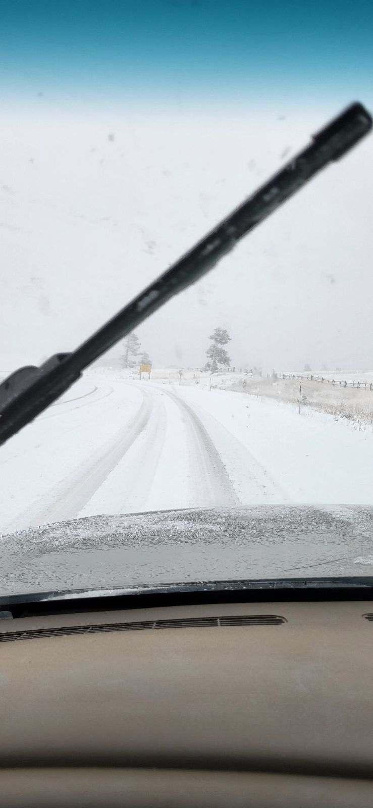 Oct. 30: Suppression Repair Crews are having to go slowly to navigate snowy conditions while working