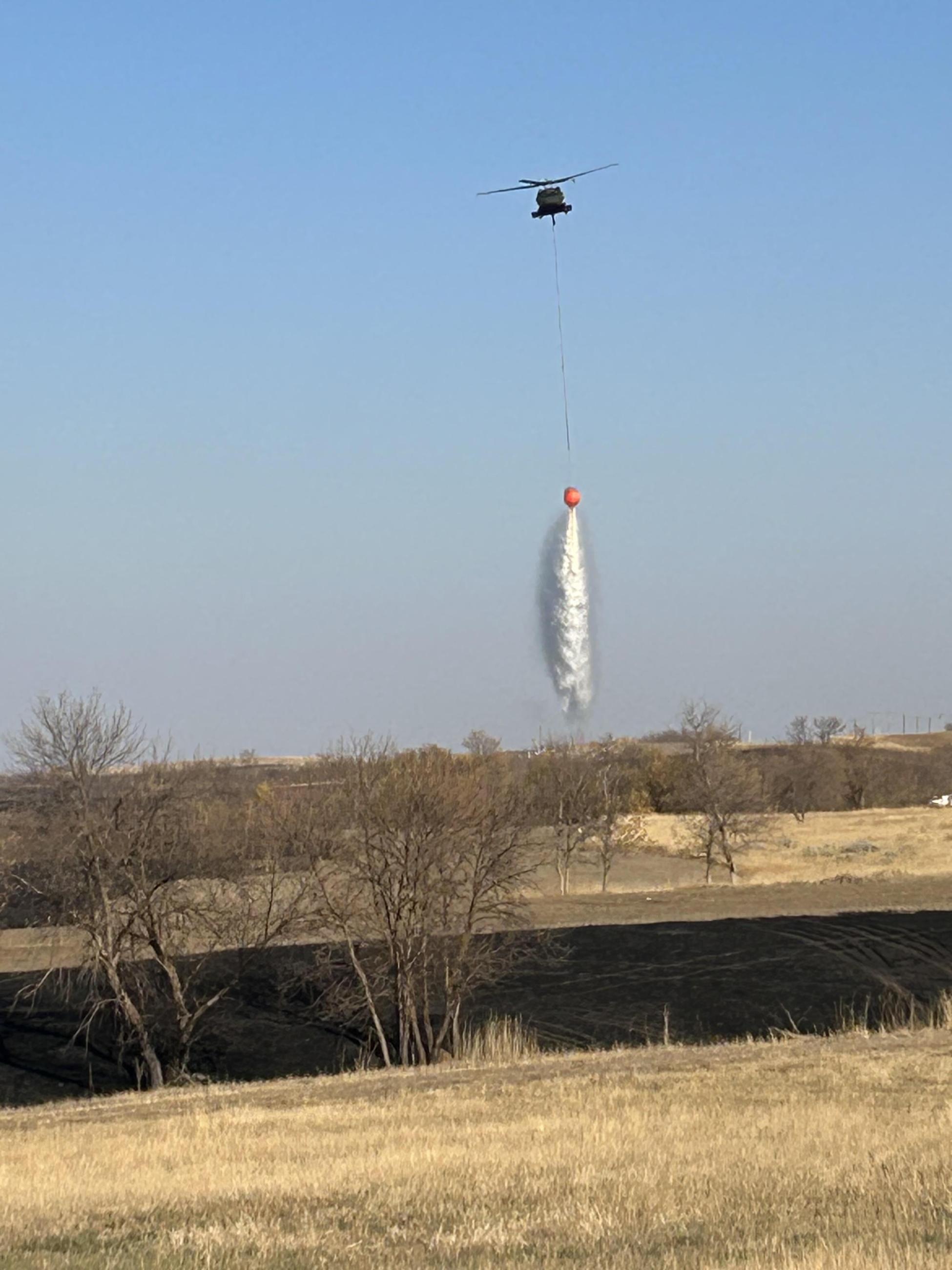 Helicopter Bucket Drop