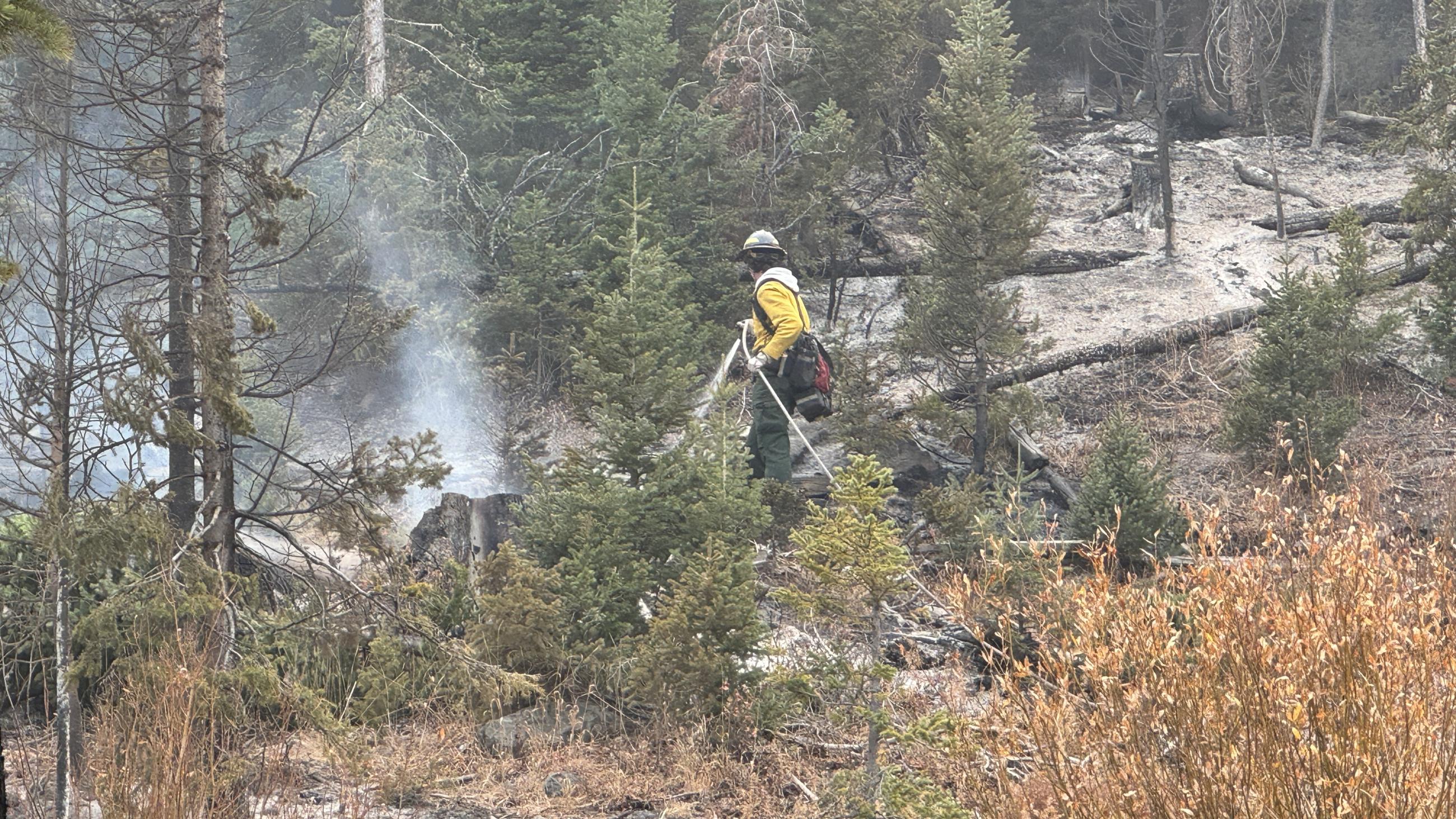 Mop Up Continues on Pack Trail Fire