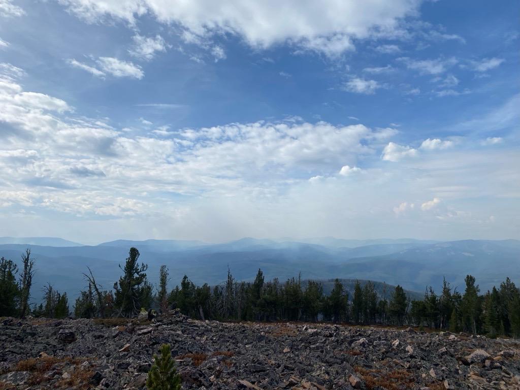 Smoke from the mountain