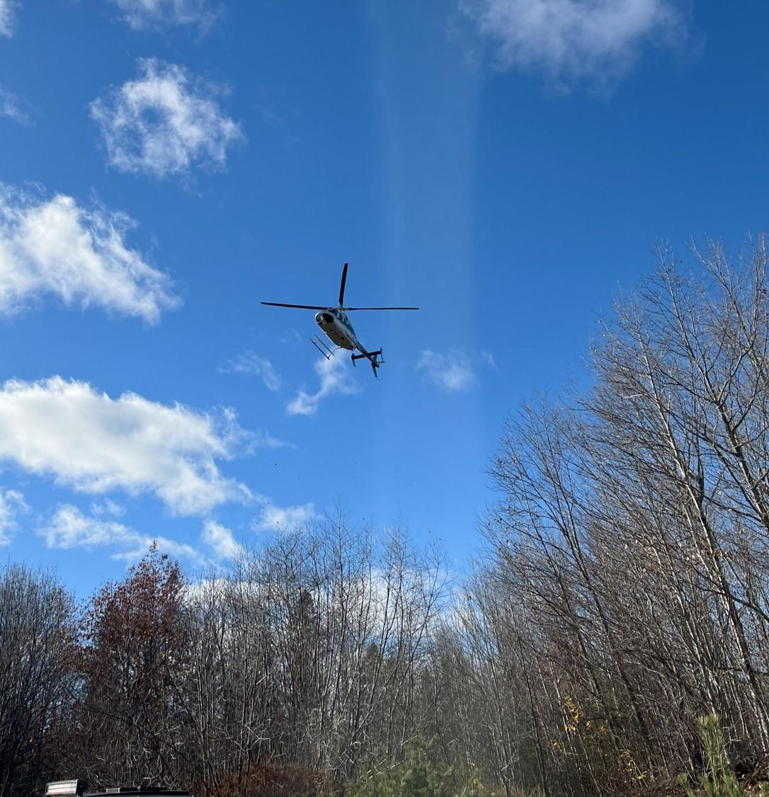 Type III light helicopter assigned to the Summit Lake Fire.