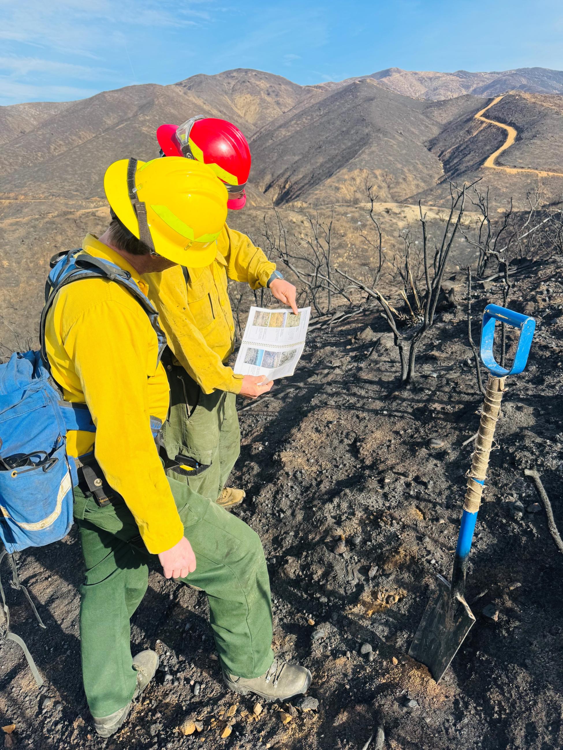 BAER Soil Scientists Jason Jimenez & Curtis Kvamme Validate Soil Burn Severity in Hughes Burn Area