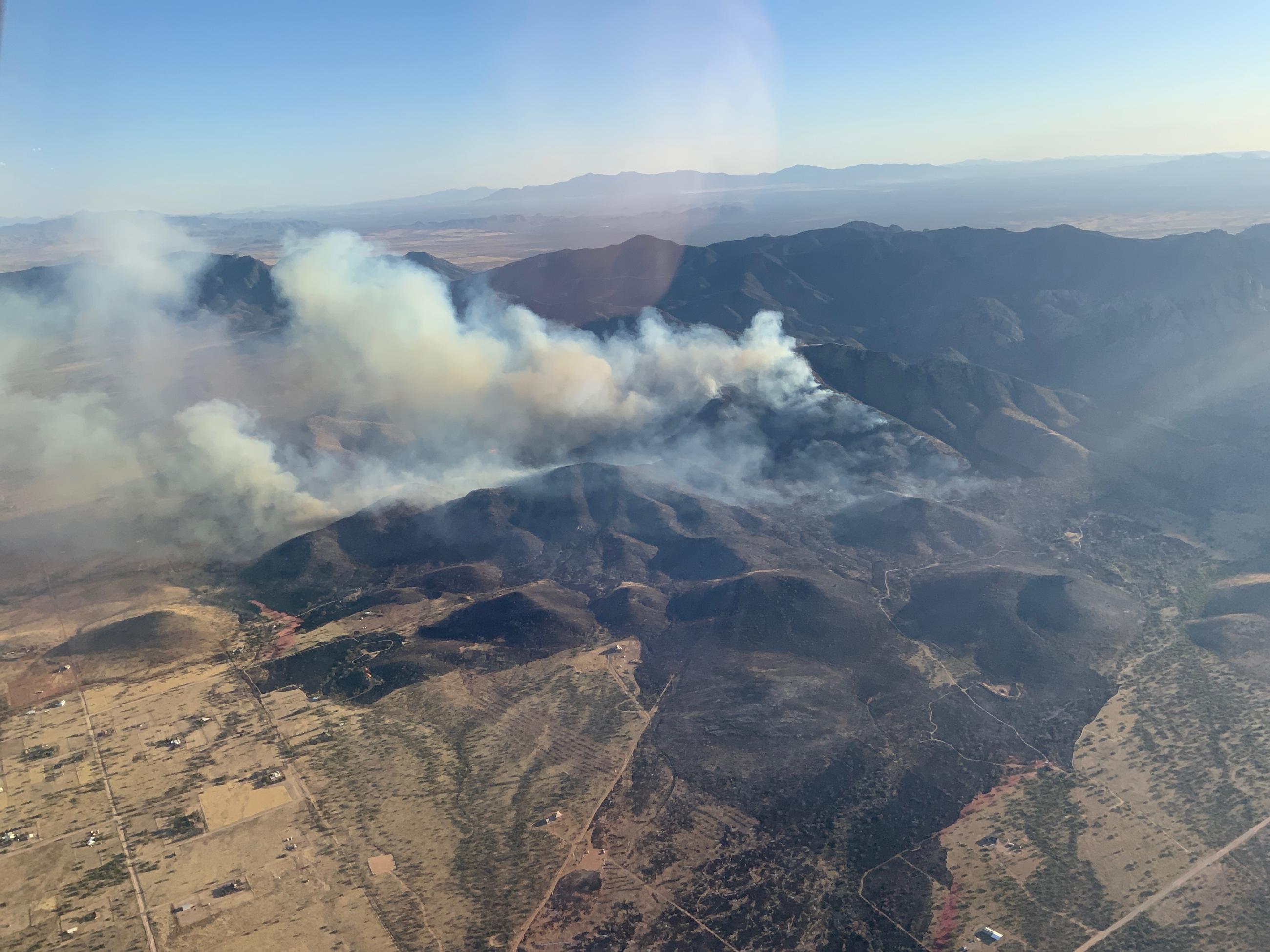 View from Stronghold Fire Air Attack on Monday, 4/28/2025