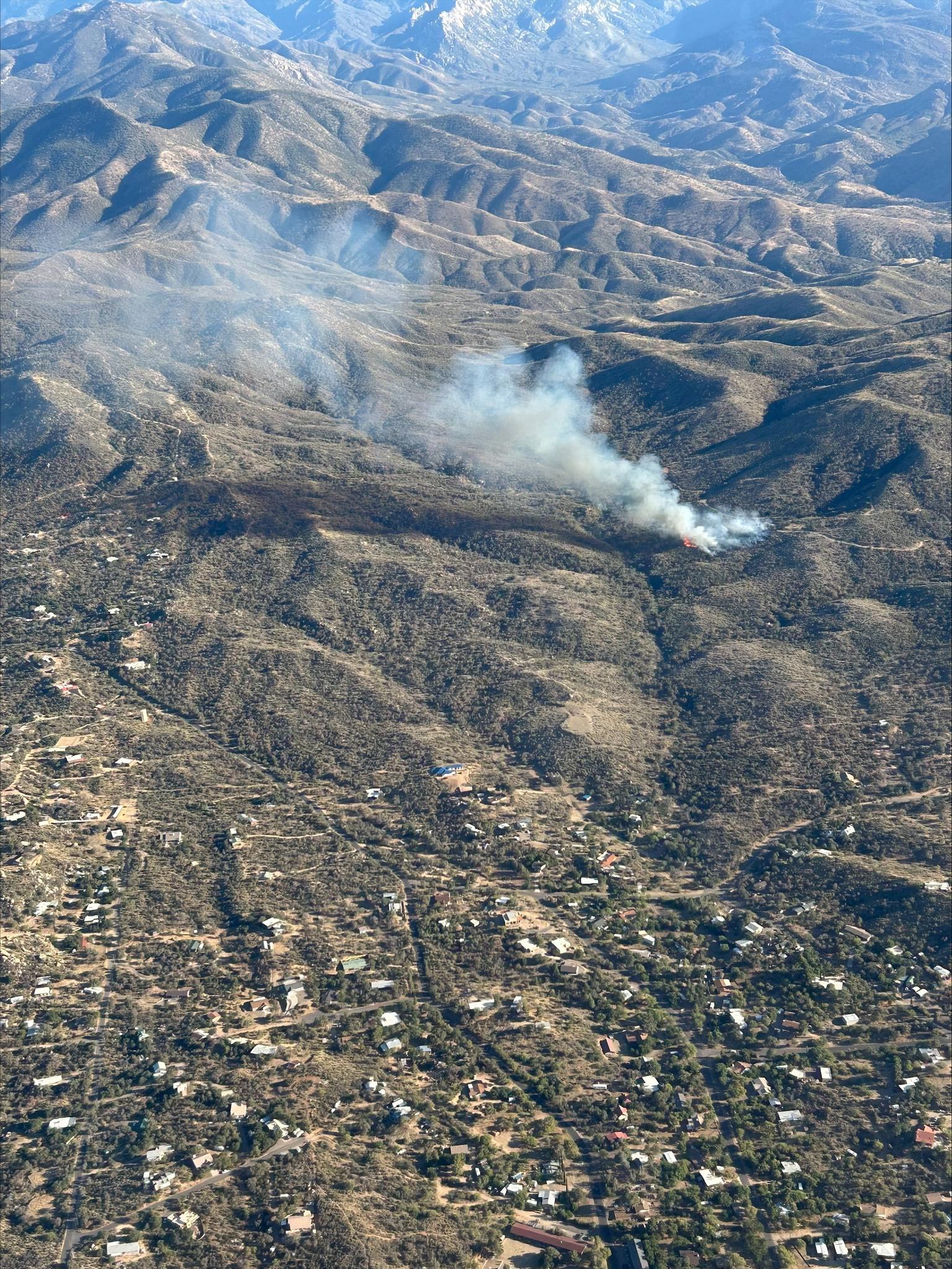 Cedar Fire view of the smoke
