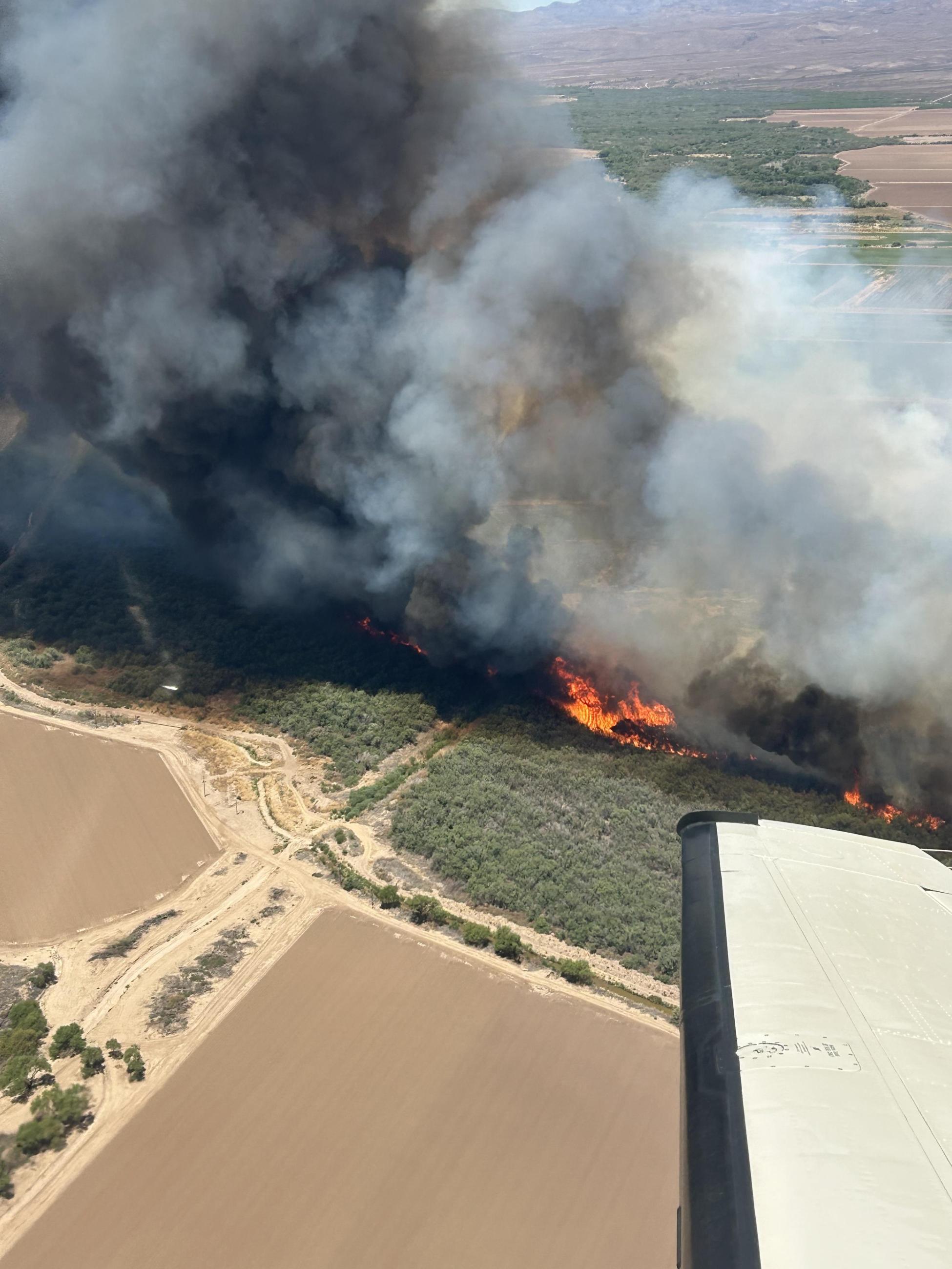 Bryce Fire on Friday - Air Attack