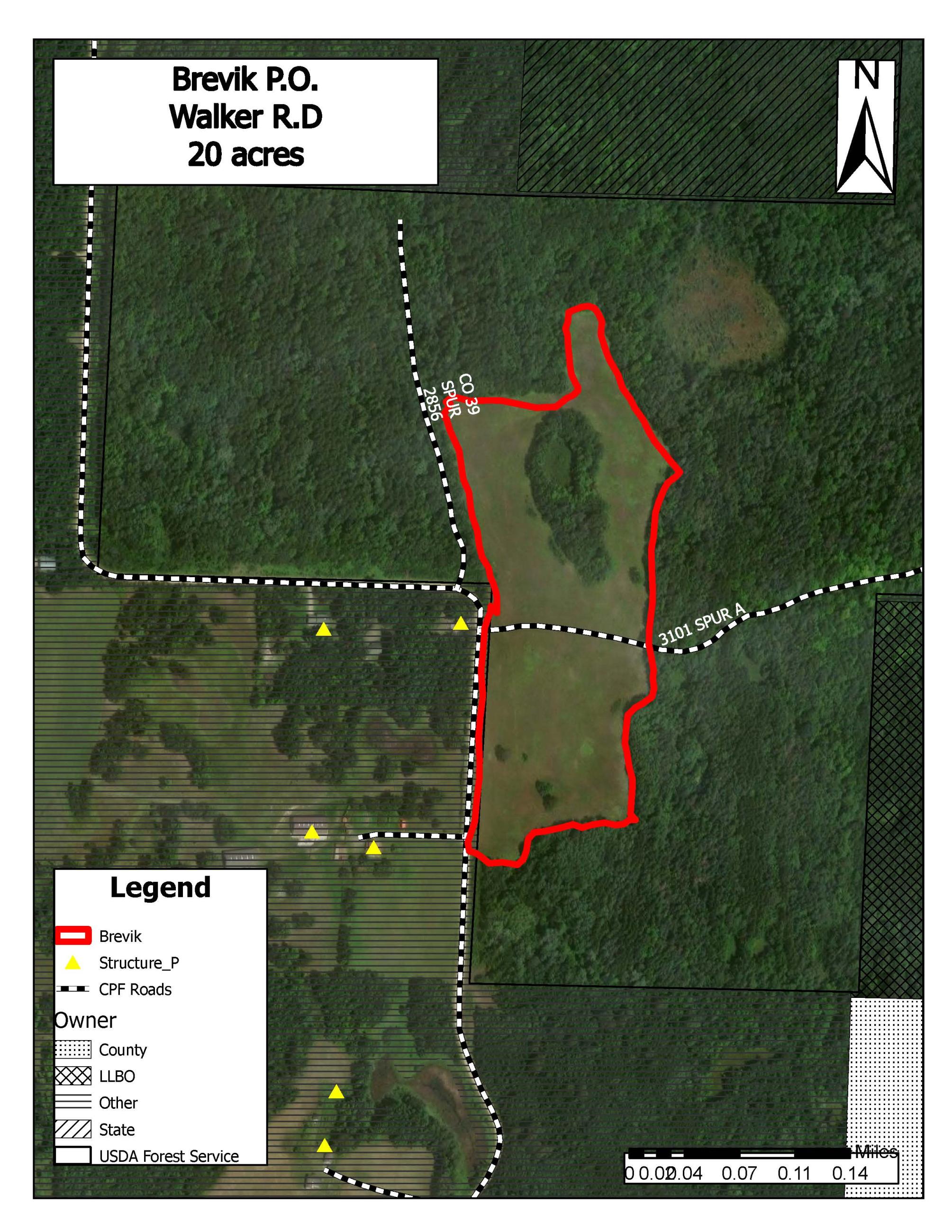 Aerial photo of Brevik RX unit