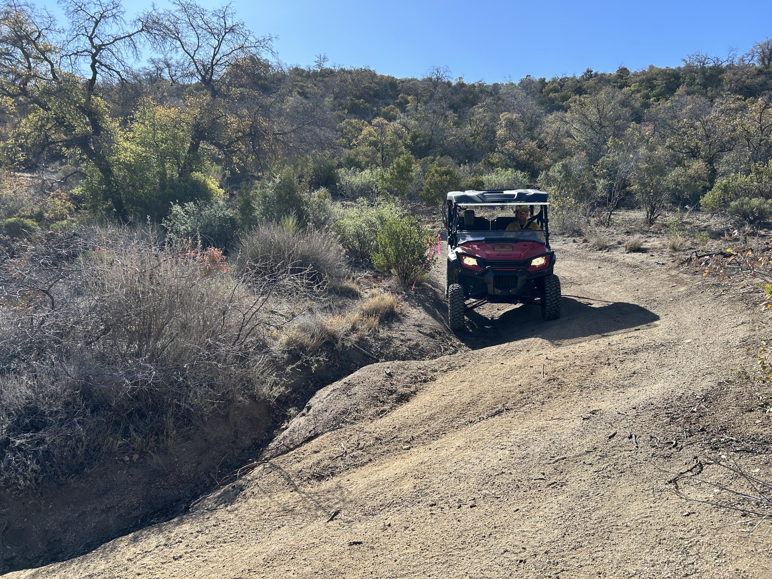ATV on the Cedar Fire