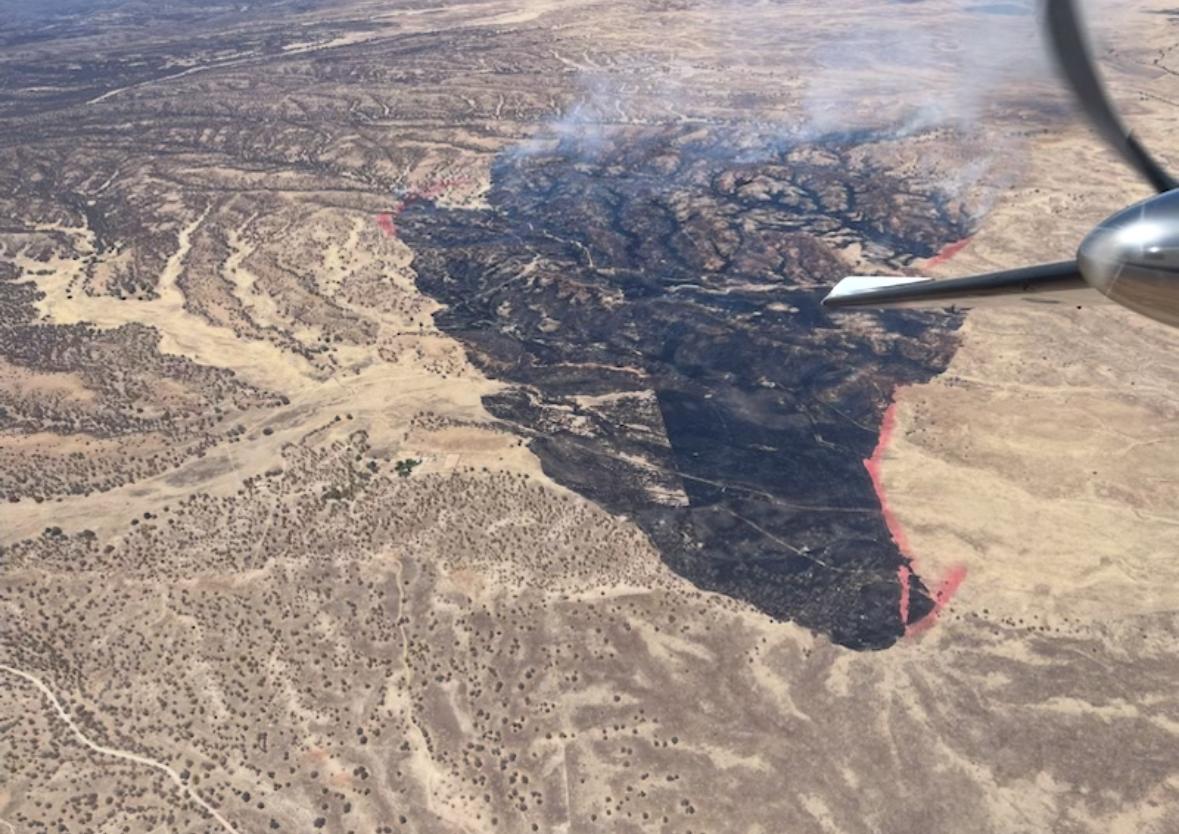 Ranch Fire in Santa Cruz County, AZ
