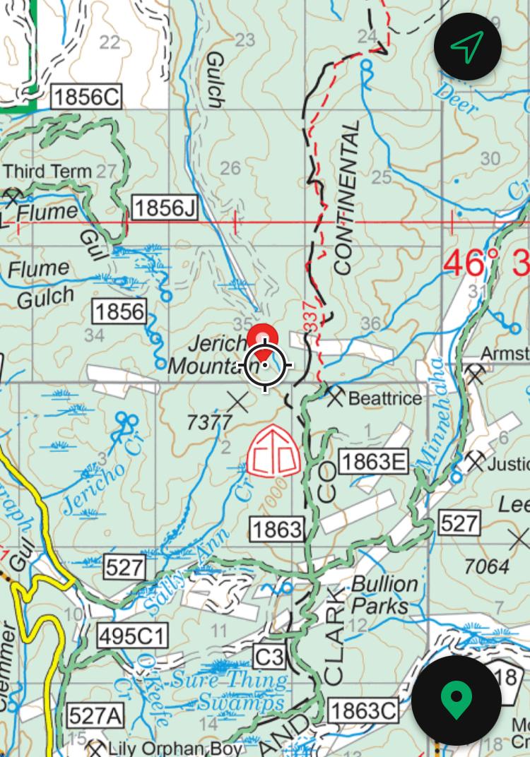 Map of Fire Location 