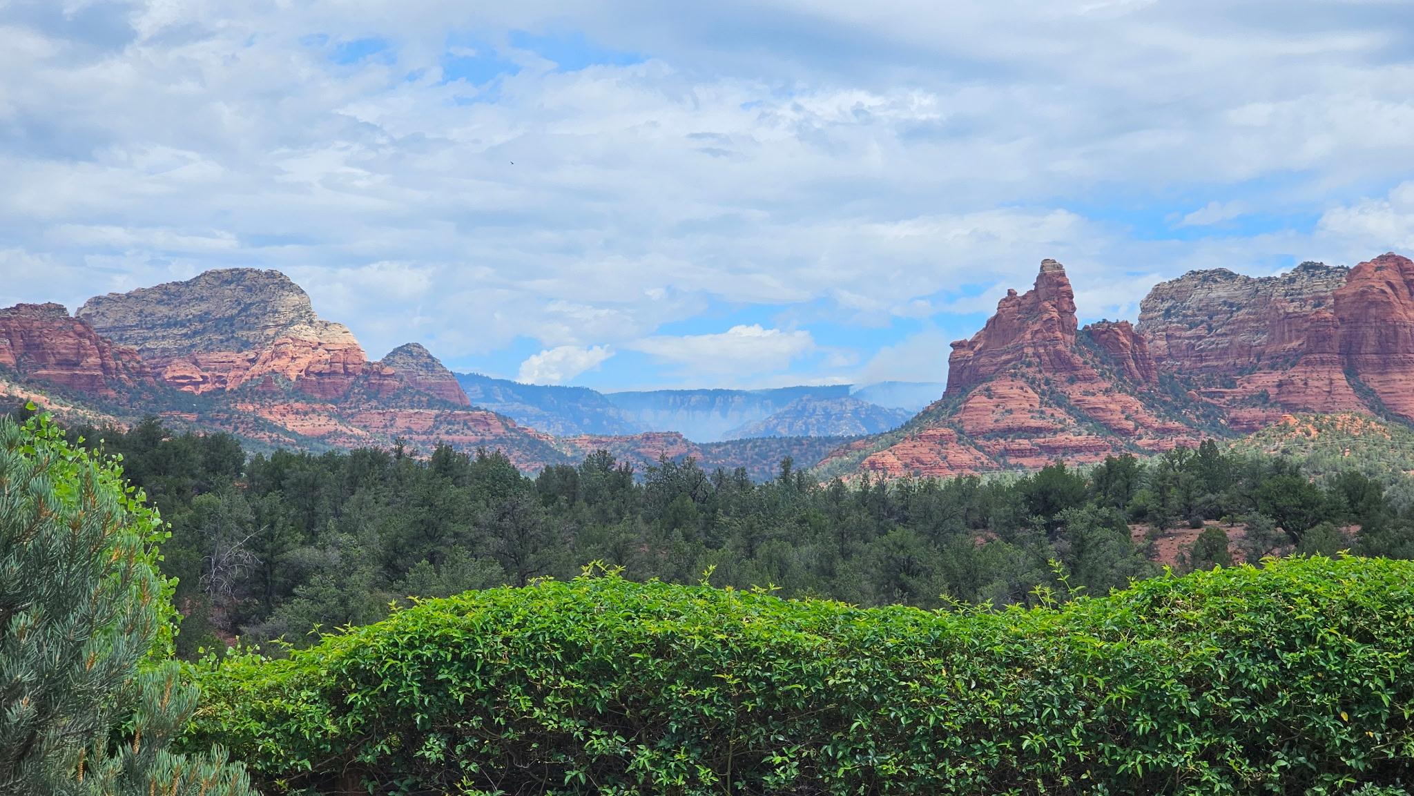 View of Fire from Sedona
