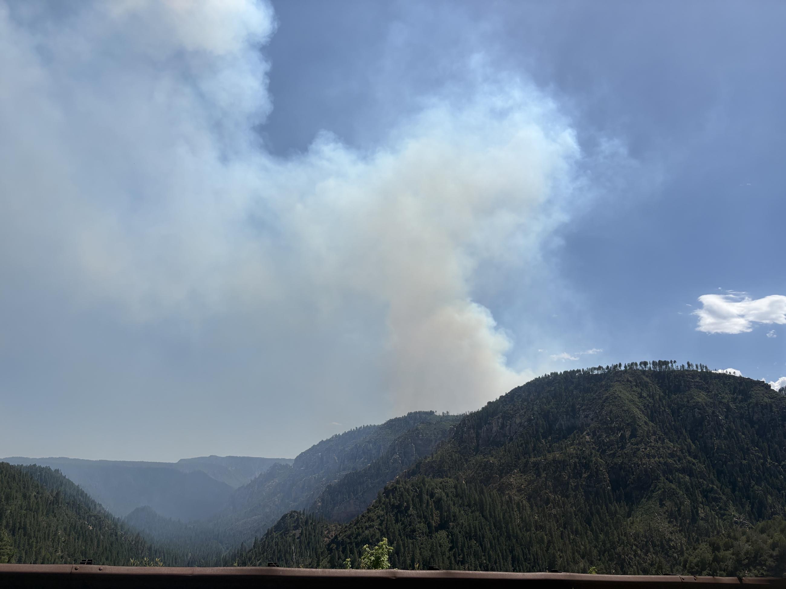 Smoke from Seven Canyons 6/24/2026