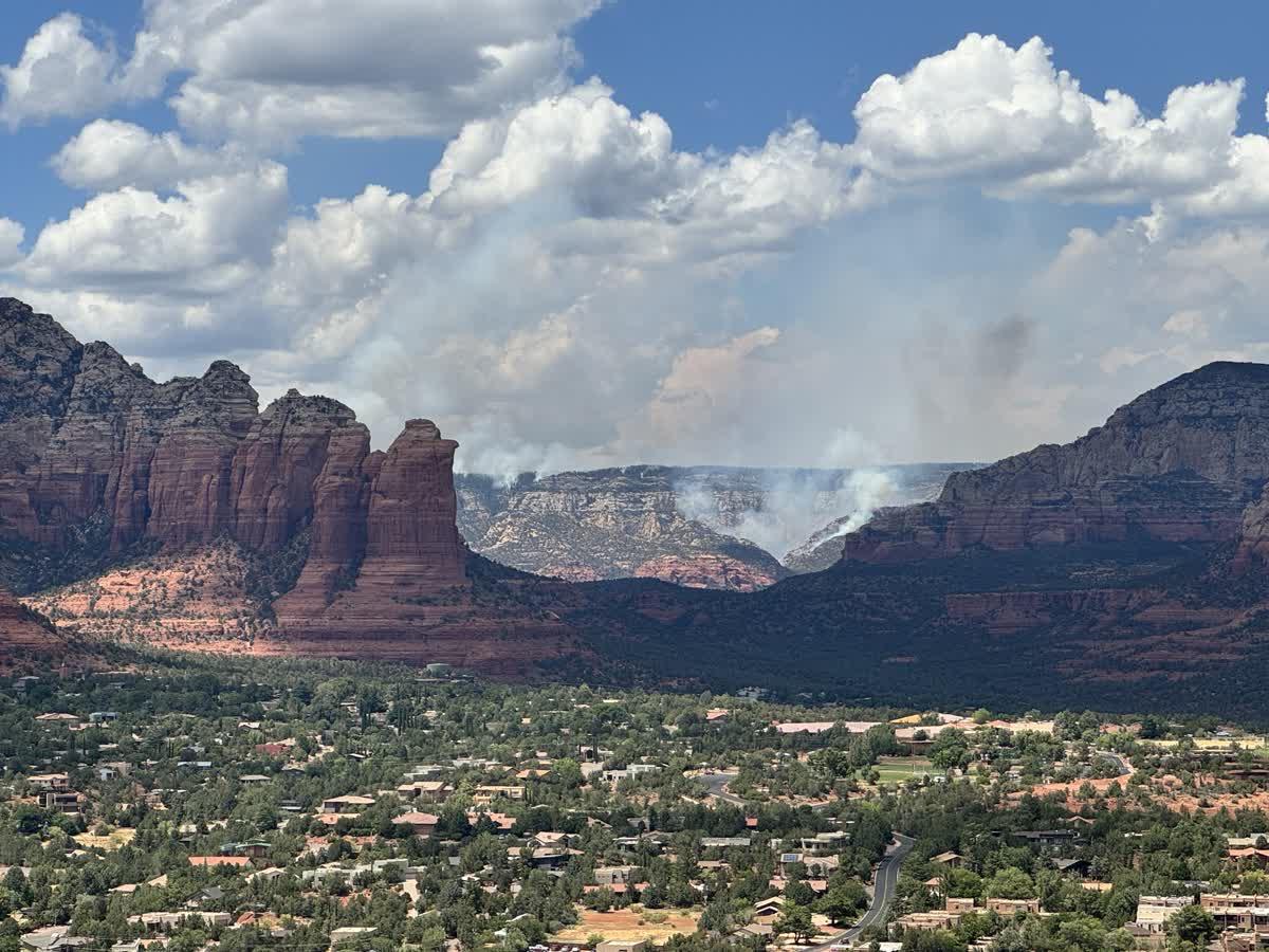 Smoke As Seen From Sedona June 25, 2026