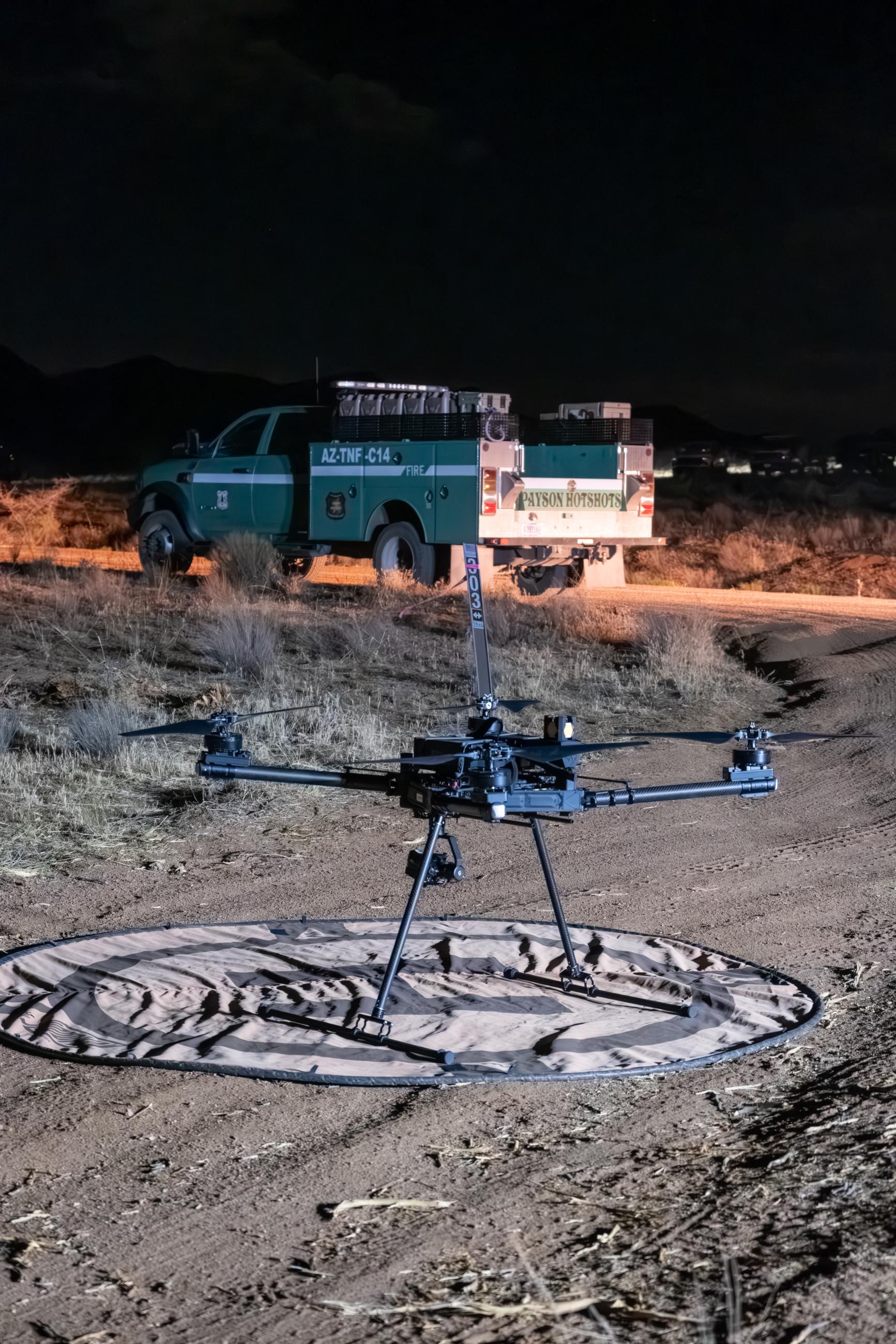 Night operations with drone 062326