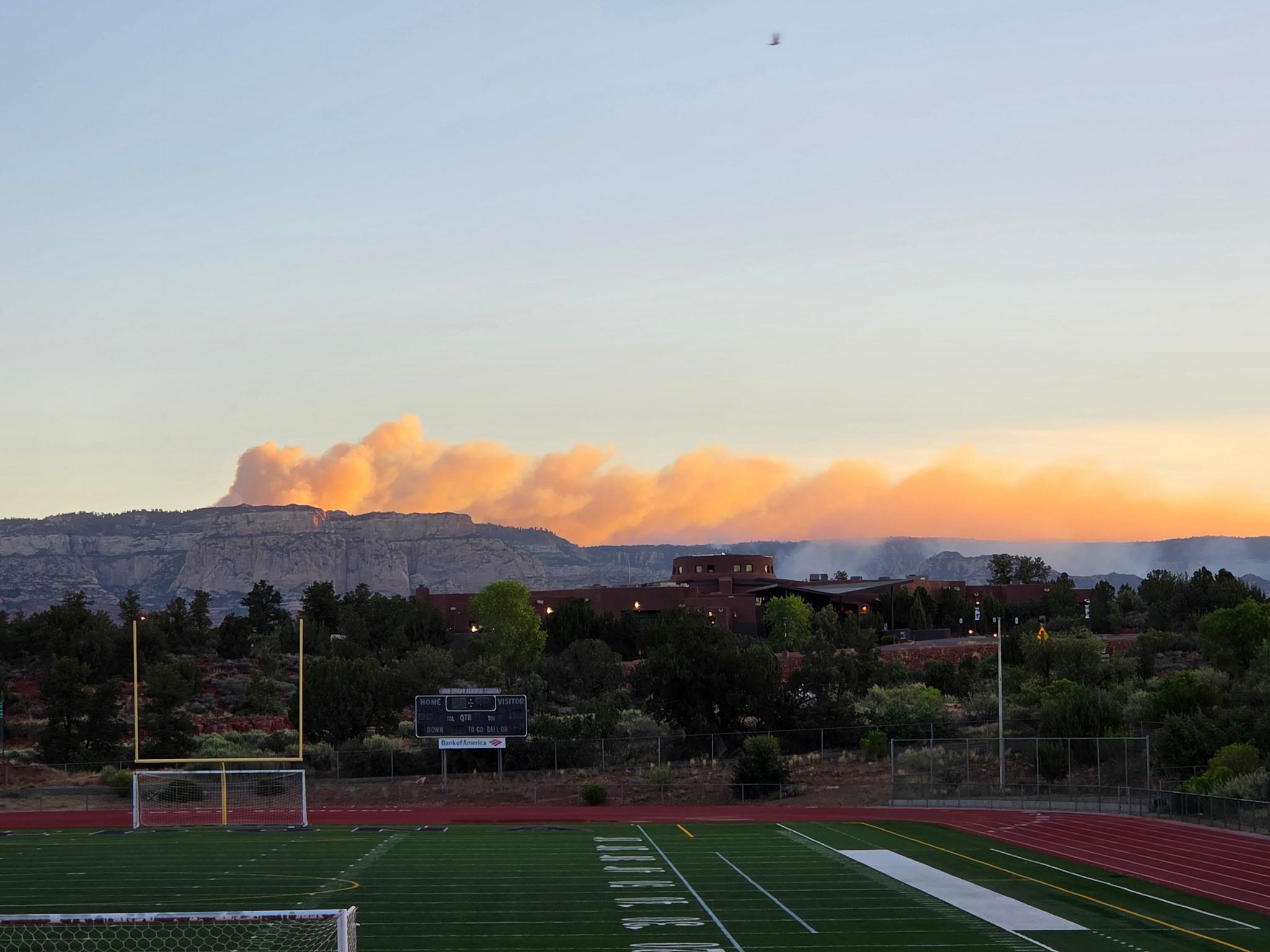 Early Morning Smoke from Pocket Fire June 27,2026