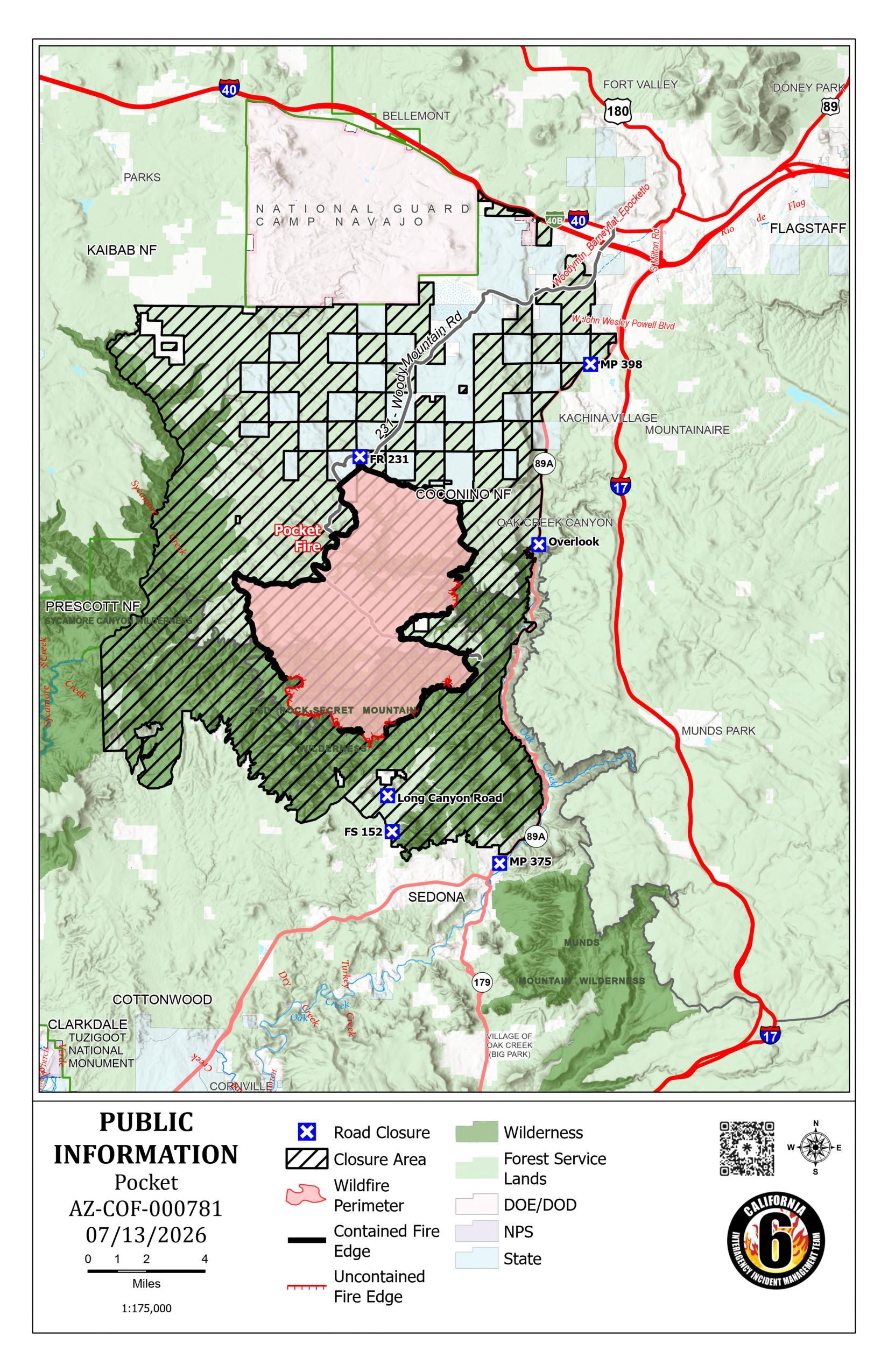Pocket Fire Map 07/13/2026