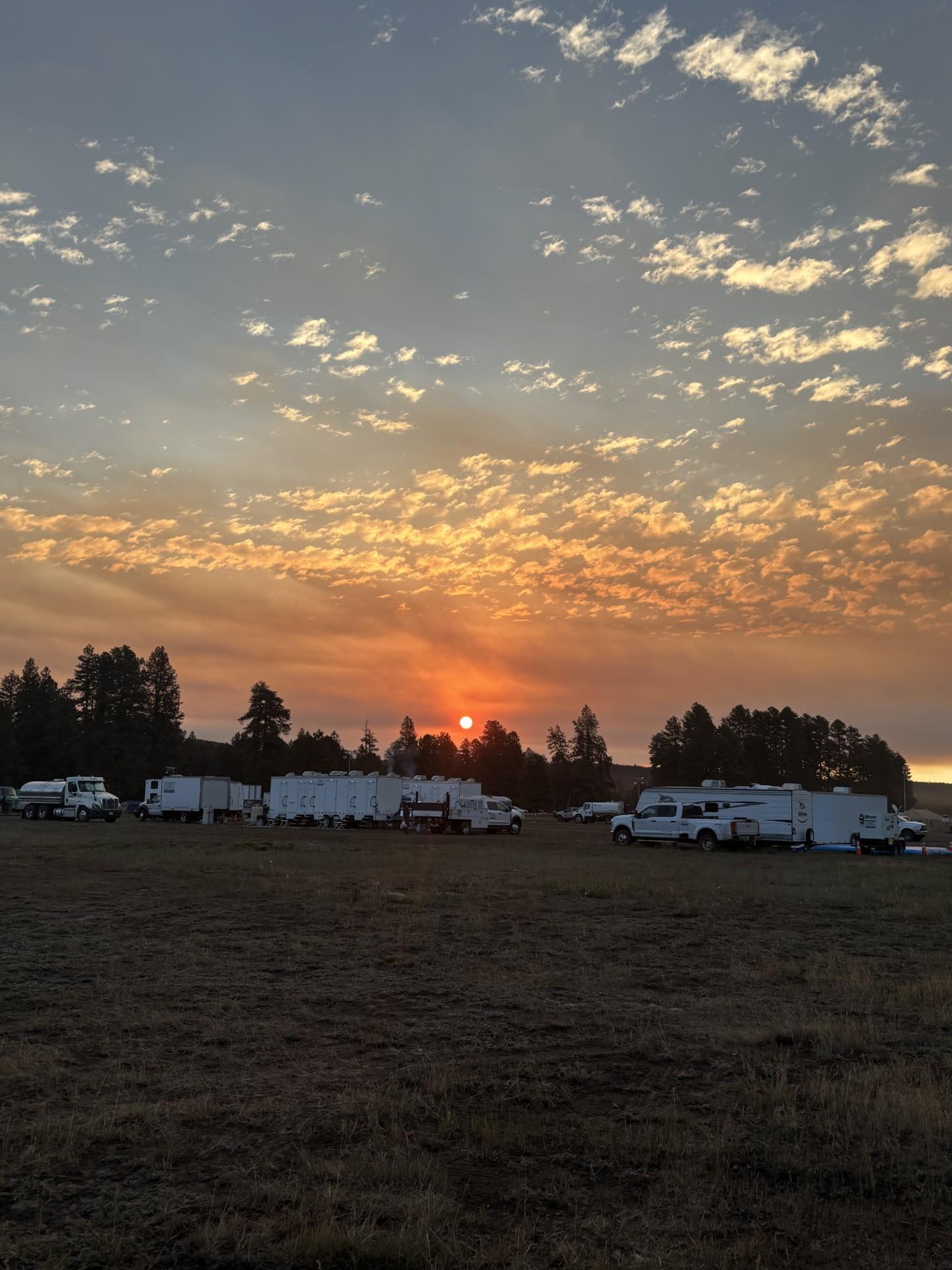 Sunrise Over Firecamp
